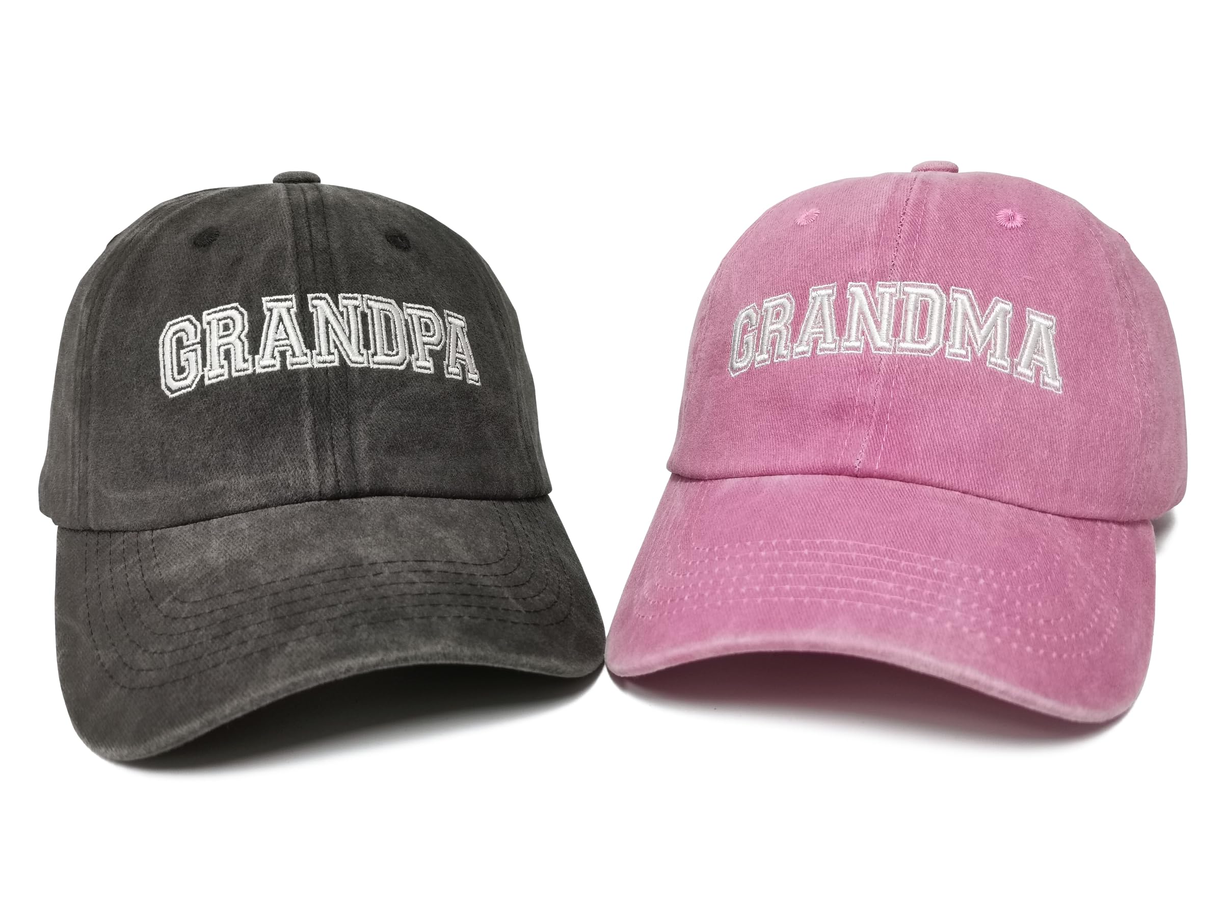 Embroidered Hats for Uncle Auntie Grandpa Grandma Mama Mini