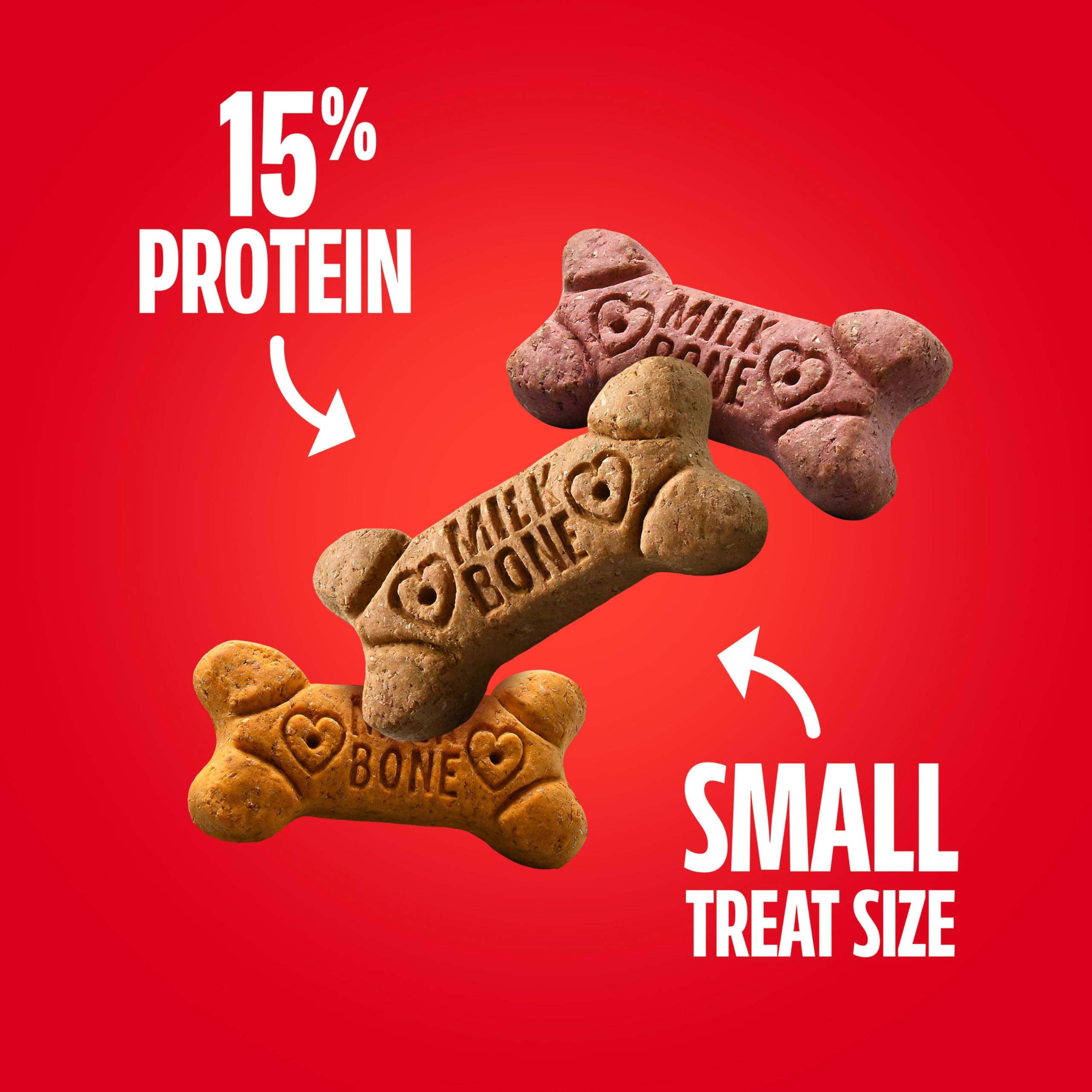 Milk-Bone Flavor Snacks Mini’s Dog Biscuits, Flavored Crunchy Dog Treats, 36 Oz. Canister