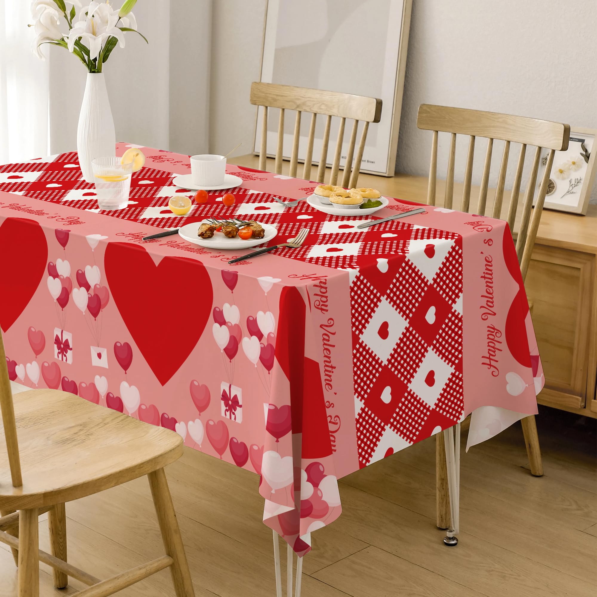 OHOME 4th of July Decorations - Red White and Blue Tablecloth for 250th Anniversary American USA Merchandise - Fourth of July Accessories for Home Outdoor | Patriotic American Flag Party Favors,2 Pack