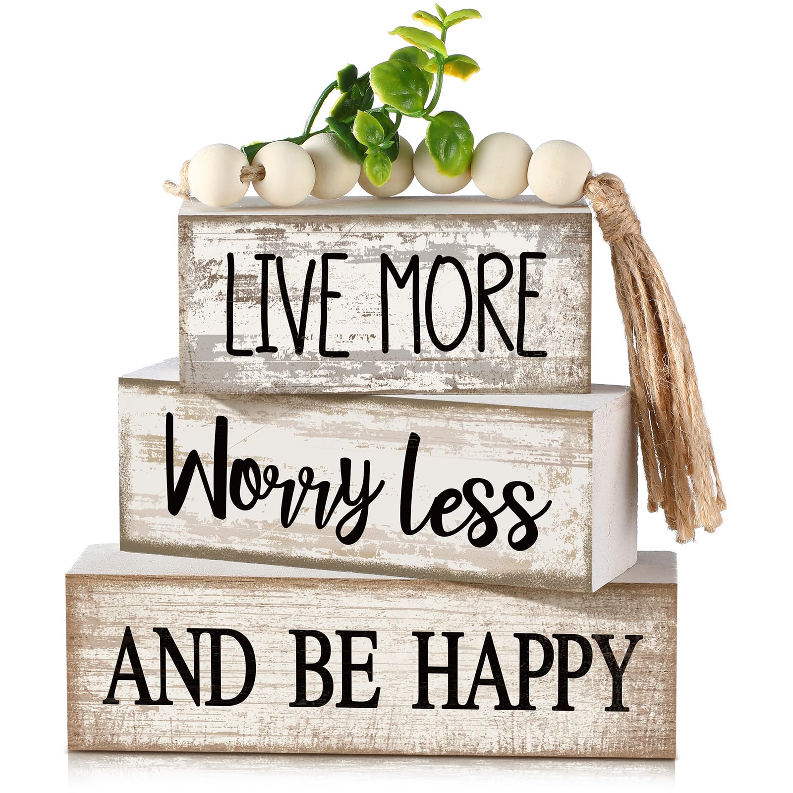 Moucuny 4 Pcs Christmas Table Decor Wooden Hot Cocoa Decoration Christmas Centerpiece Winter Tiered Tray Decor Decorative Red Hot Cocoa Block Signs Gift Farmhouse Xmas Decoration for Home Kitchen