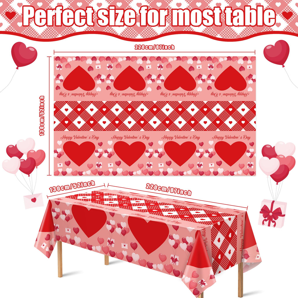 OHOME 4th of July Decorations - Red White and Blue Tablecloth for 250th Anniversary American USA Merchandise - Fourth of July Accessories for Home Outdoor | Patriotic American Flag Party Favors,2 Pack