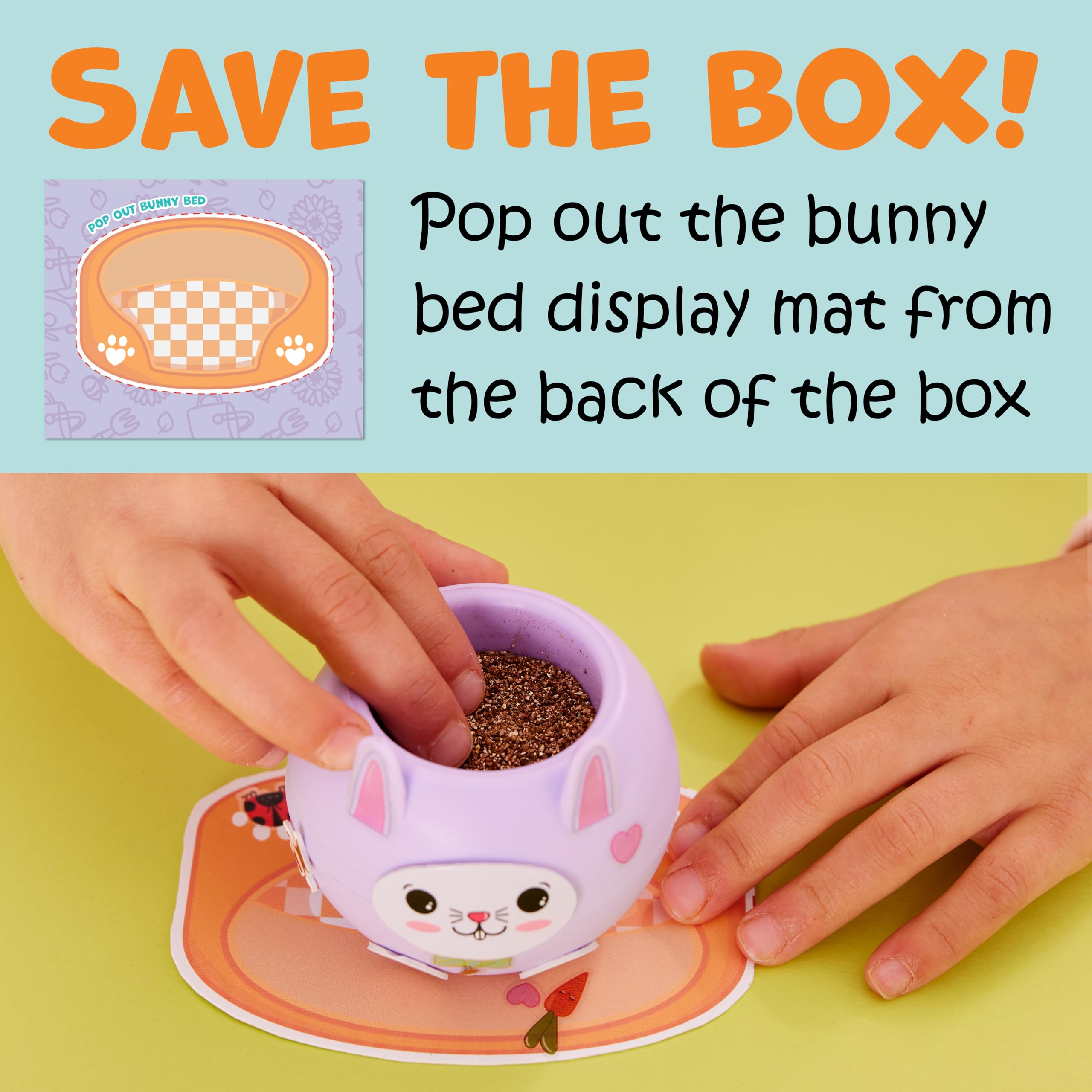 Creativity for Kids Plant-A-Pet: Kitty - Arts and Crafts for Kids, Mini Gifts for Girls and Screen Free Summer Fun for Kids, Chia Seed Plant Pet (Ages 6+)