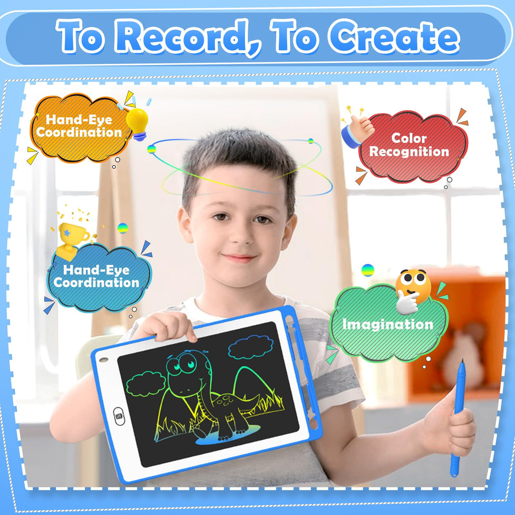 4 Pack LCD Writing Tablet for Kids, 8.5 Inch Colorful Doodle Board Drawing Tablet, Educational Learning Toys Birthday Gifts for Boys Girls Age 3 4 5 6 7 8