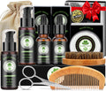 XIKEZAN Fathers Day Gifts for Dad Husband,Beard Kit for Men Grooming & Care w/Beard Conditioner, Wash,Oil,Balm,Birthday Valentines Easter Gifts for Mens Him Boyfriend Christmas Stocking Stuffers