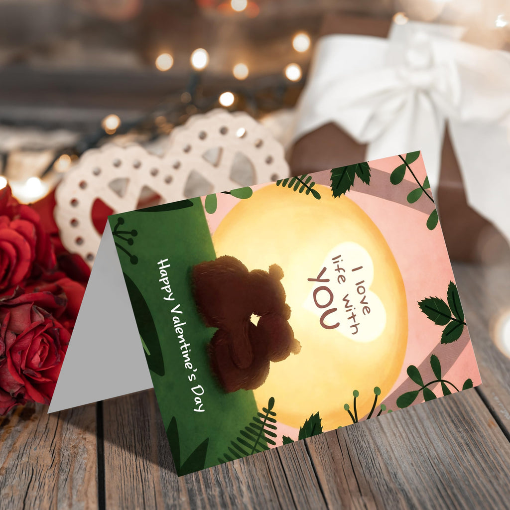 IDU Valentines Day Card,Valentines Day Cards Gifts for Him Her,Valentines Day Card for Husband Wife Boyfriend Girlfriend Fiance Fiancee Men Women - You Are My Favorite Love Note