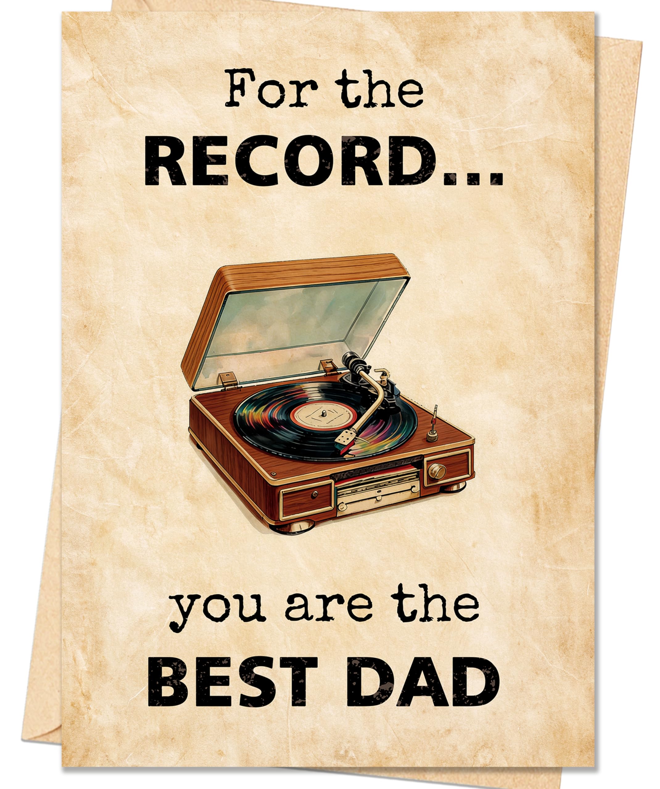 IDU Fathers Day Card, Funny Fathers Day Cards Gifts Decorations for Dad from Daughter, Happy Father's Day Cards Gifts Ideas with Envelope, Cute Humor Like Father Like Daughter Card