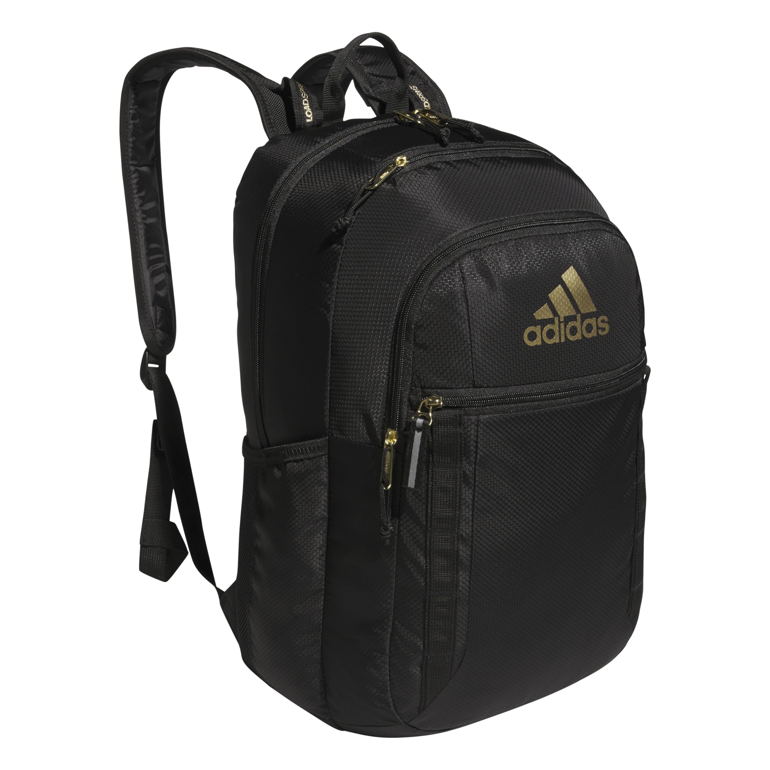 adidas Excel 7 School Backpack for Laptop, Gym and Travel, 34L, Twill White/Black/7.5, OSFA
