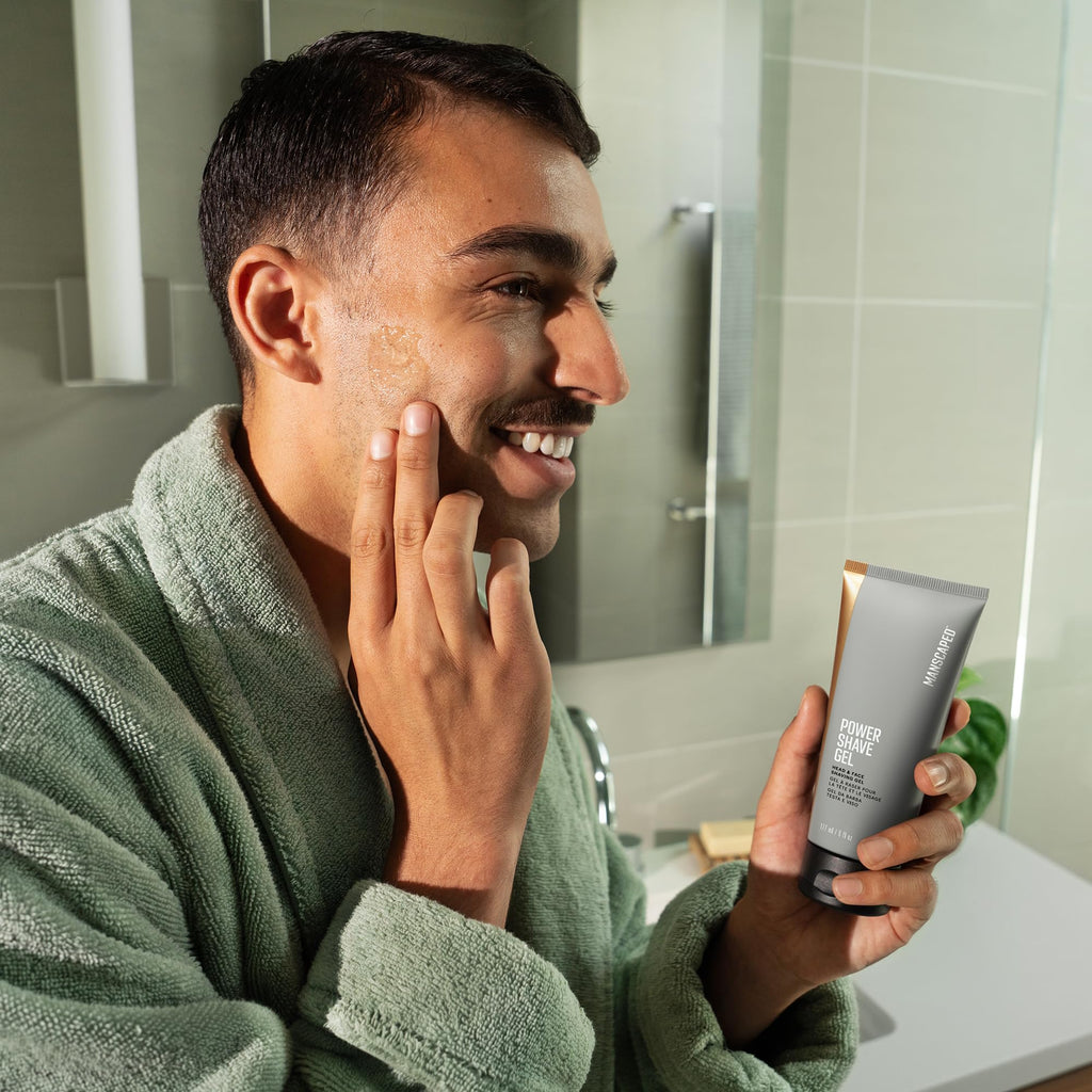 MANSCAPED® The Dome Shaver™ PRO Head Shaver for Bald Men – Five Rotary Blade Design with SkinSafe® & FlexAdjust Technology, Waterproof, USB-C & Wireless Charging Compatible with Travel Lock