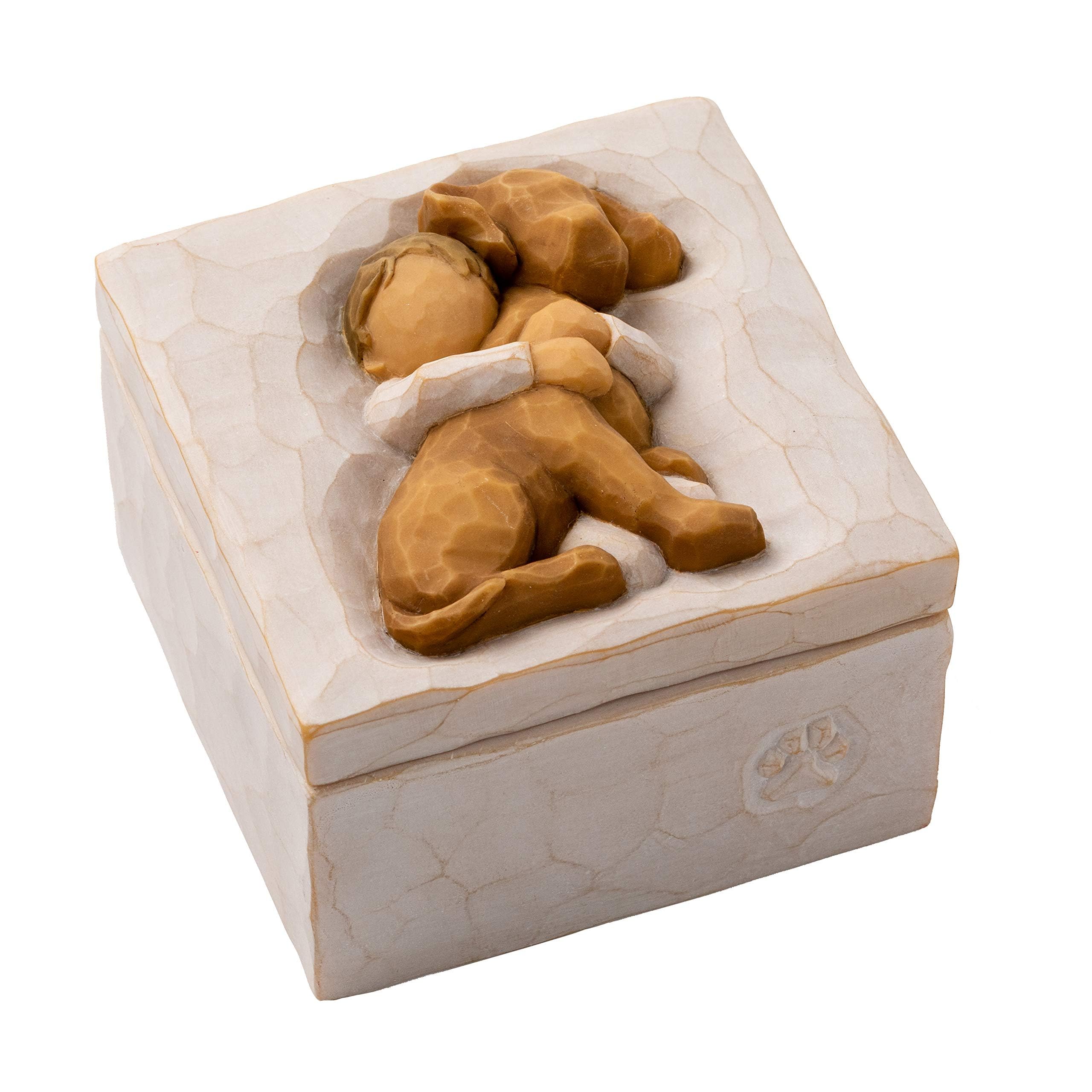Willow Tree Grandmother, Love that Transcends the Years, Box for Jewelry and Treasures, Reminder of Those you Love who Call you Grandma, Sculpted Hand-Painted Keepsake Box