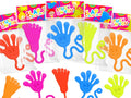 Large Sticky Hands Bulk Party Favors Supplies Toy Gifts for Kids (100 PCS), Birthday Goodie Bag Stuffer Fillers for Toddlers, Class Non Candy Treats Prizes Pinata Parade Throws Giveaways for Boy Girls