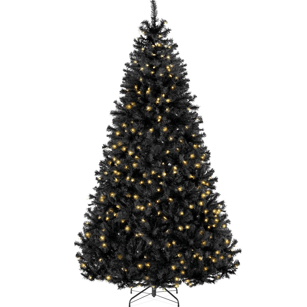 Best Choice Products White Christmas Tree 6ft Pre-Lit Artificial Pine Tree Premium Holiday Decoration w/Warm White Lights, Stand, Easy Assembly