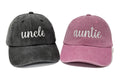 Embroidered Hats for Uncle Auntie Grandpa Grandma Mama Mini