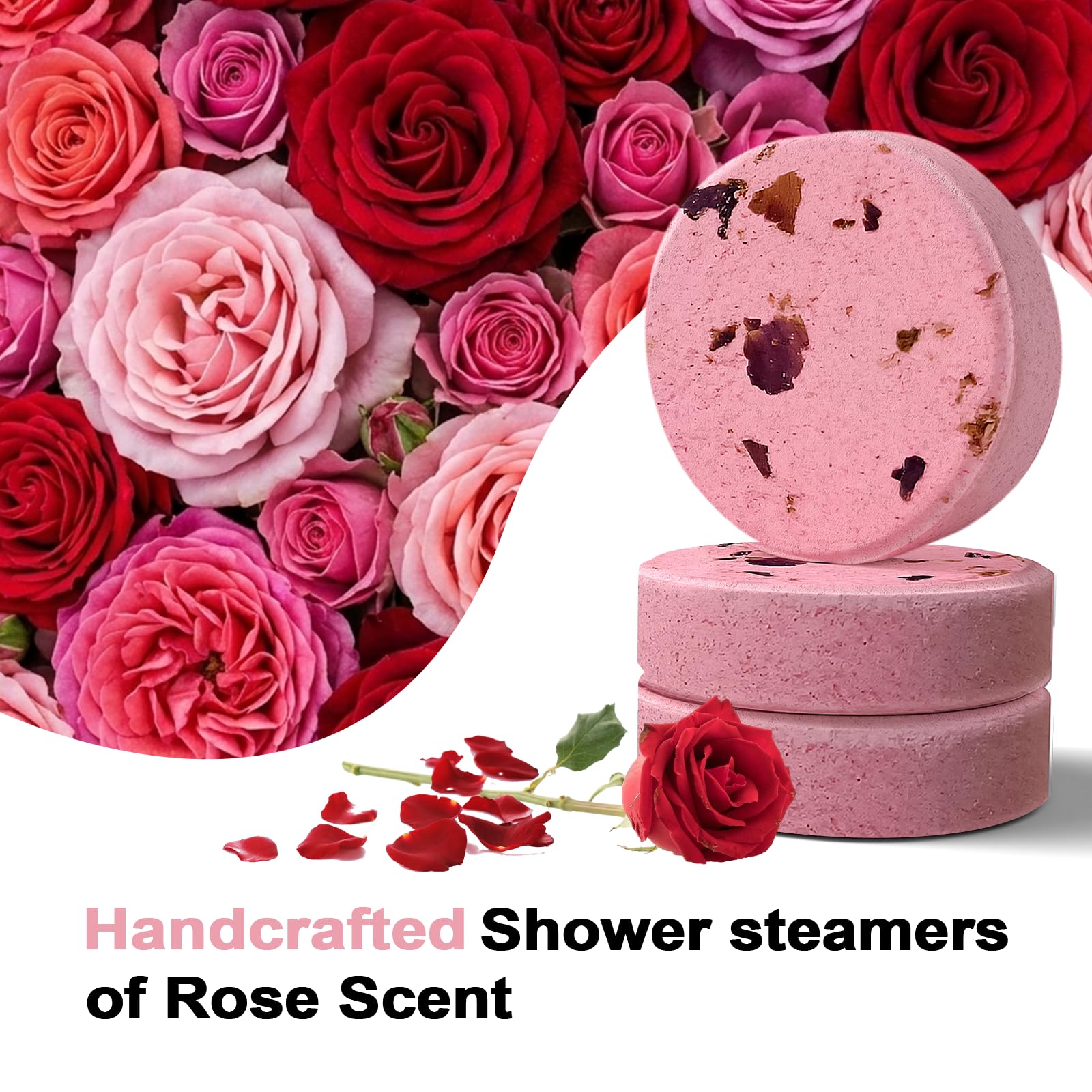 Shower Steamers Aromatherapy Birthday Gifts for Women - SWCANDY 8 Pcs Travel Essentials, Hotel Shower Spa Holidays Mom Wife Grandma Sister Her Self Care Relaxation with Natural Essential Oils Home