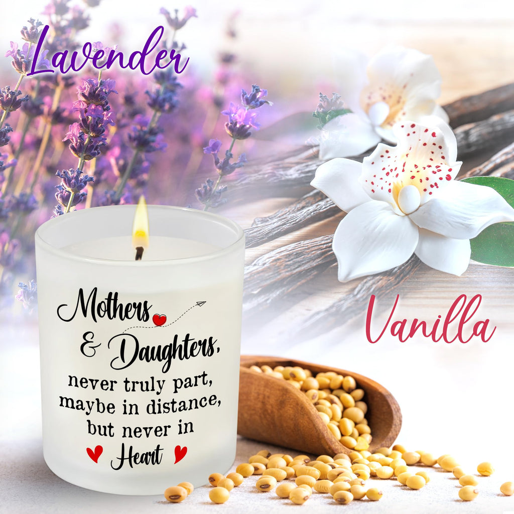 TEEZWONDER Mothers Day Gifts for Mom from Daughter Son - Favorite Child Vanilla Lavender Candle 10 oz - Dad Mom Birthday Gifts, Funny Gift for Grandma Grandpa, Scented Candles for Men Women