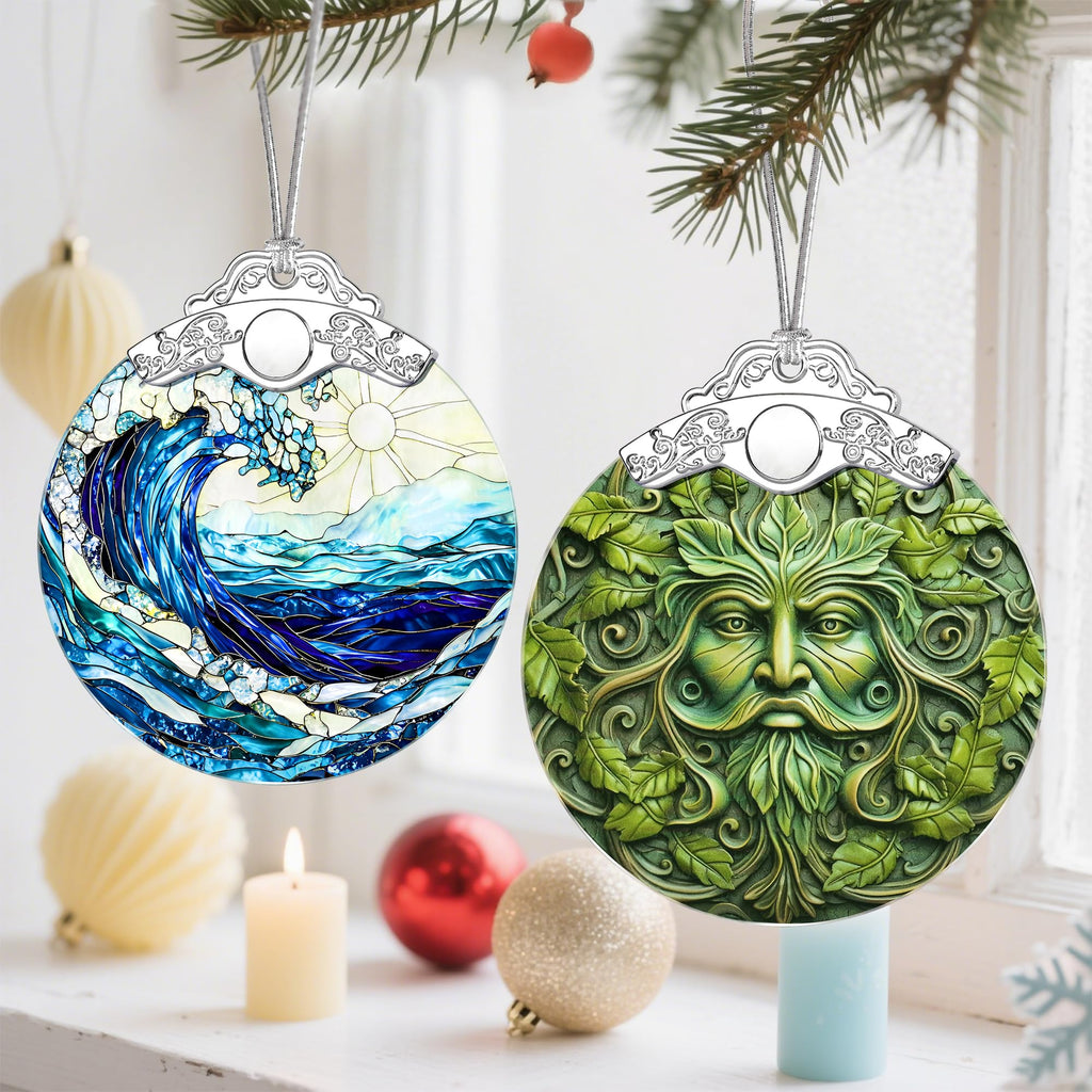 Christmas Ornaments, Christmas Tree Decorations, Keepsake Ornaments, Holiday Decor, Holiday & Xmas Gifts. Gifts for Plant Lovers & Nature Lovers - Nature Goddess-Theme