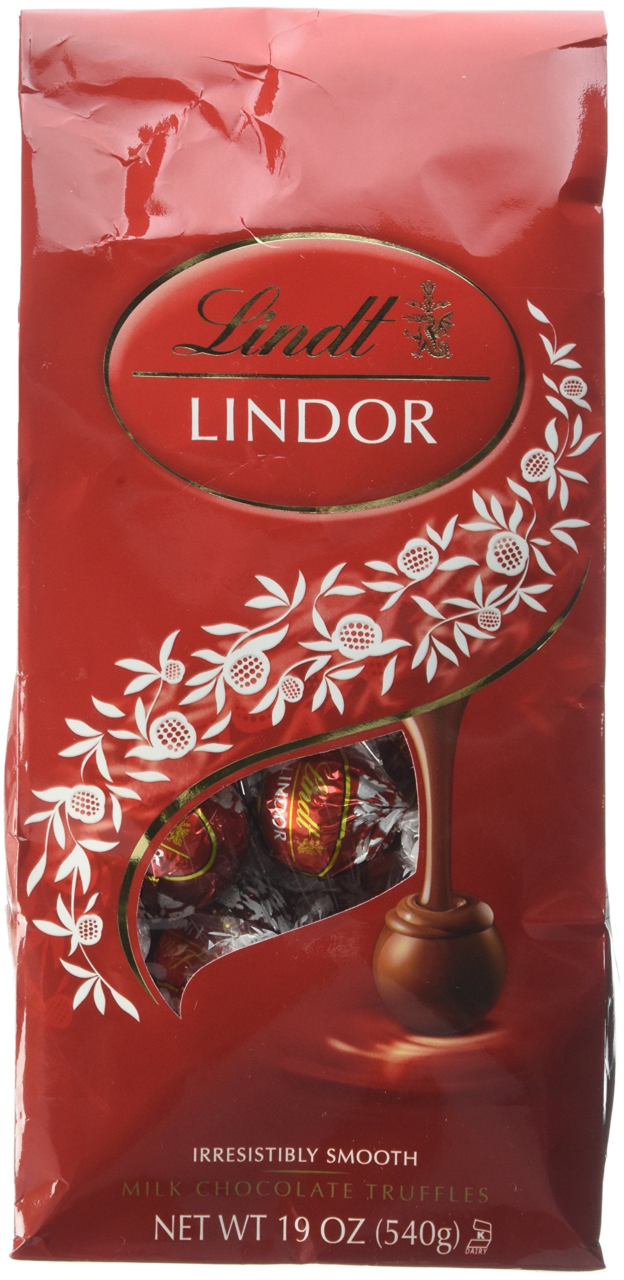 Lindt LINDOR Holiday Snickerdoodle White Chocolate Candy Truffles with Smooth, Melting Truffle Center, 8.5 oz. Bag