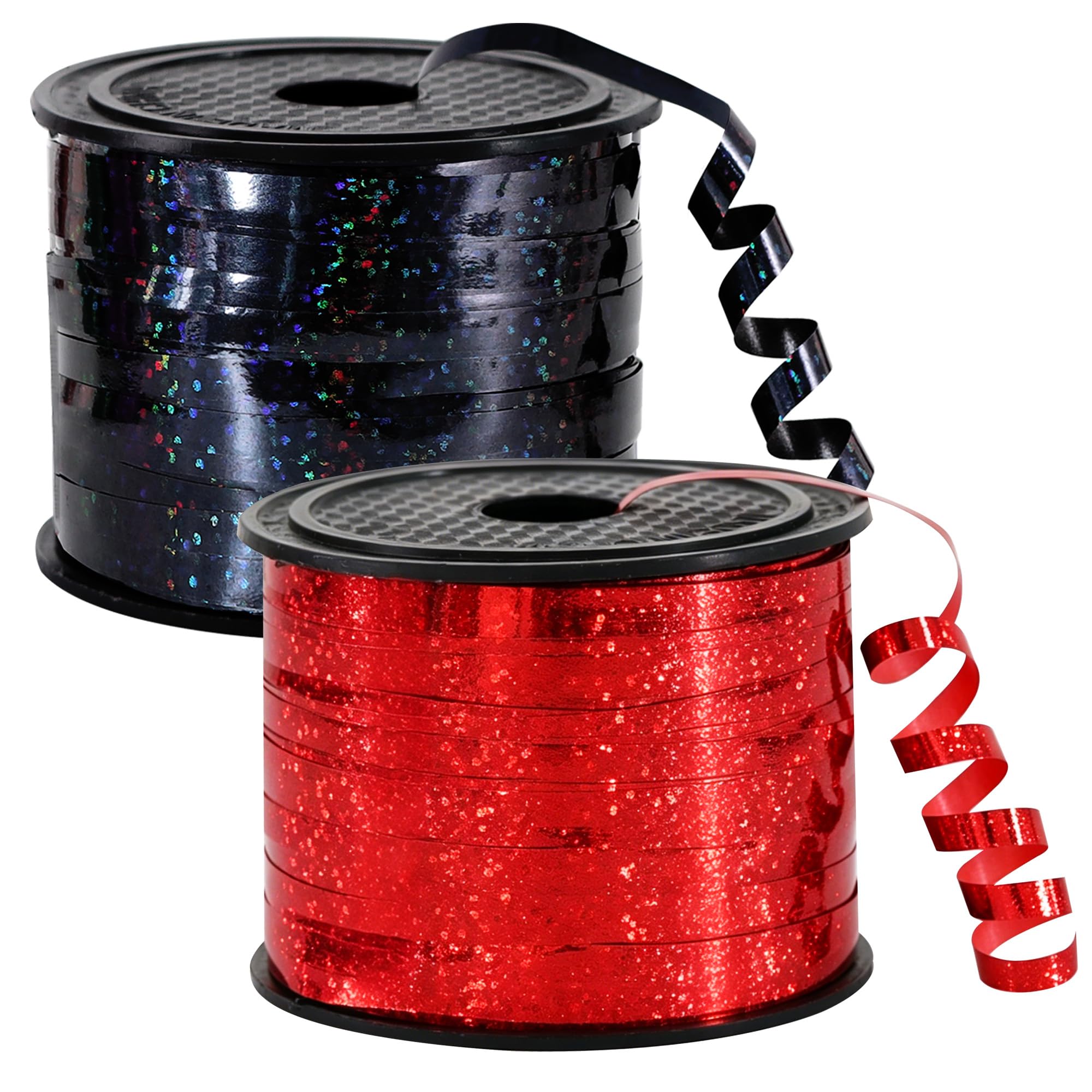 BEISHIDA 12 Assorted Colors Curling Ribbons Set,Rainbow Balloons Strings,1/5 ''Thin 264yds for Gift Wrapping Birthday Wedding Halloween Christmas Party Decoration (MIX-RIBBON-01)