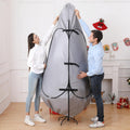 Upright Christmas Tree Storage Bag 7.5 Ft, Artificial Christmas Tree Storage Bag 6.5ft, Christmas Tree Cover for Upright Storage Fit 6 Ft / 6.5 Ft / 7 Ft / 7.5 Gray
