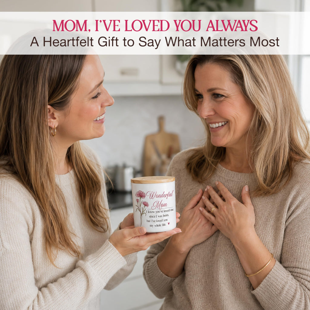 TEEZWONDER Mothers Day Gifts for Mom from Daughter Son - Favorite Child Vanilla Lavender Candle 10 oz - Dad Mom Birthday Gifts, Funny Gift for Grandma Grandpa, Scented Candles for Men Women