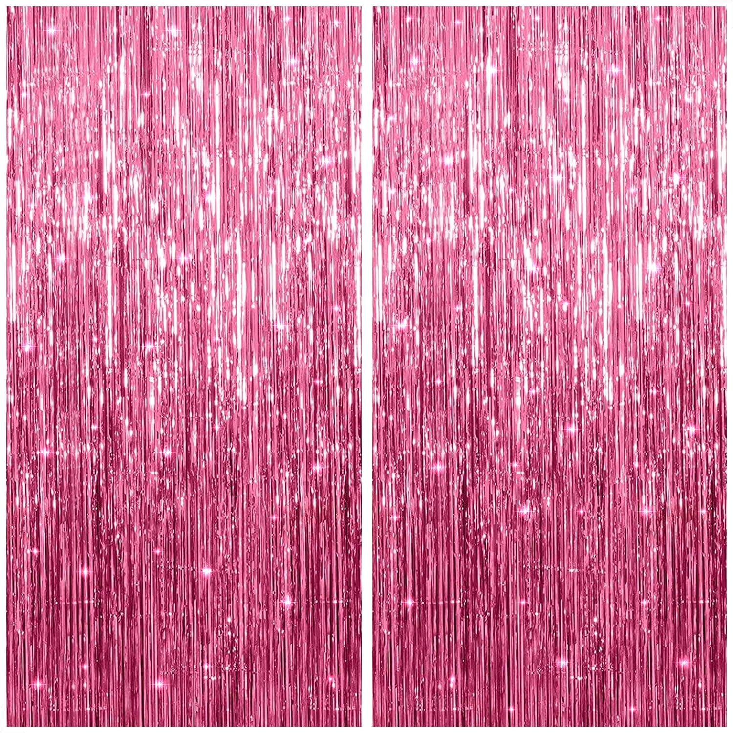 KatchOn, XtraLarge Gold Streamers Backdrop - 3.2x8 Feet, 2 Pcs | Gold Fringe Backdrop Curtain for Ramadan Decorations for Home, Casino, 50th Birthday Decoration | Graduation Decorations 2026