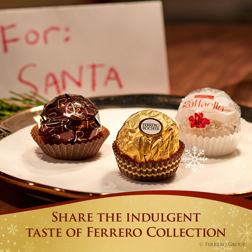 Ferrero Collection, Premium Assorted, Hazelnut, Dark Chocolate and Coconut, 48 Count Premium Treats, 6.1 oz