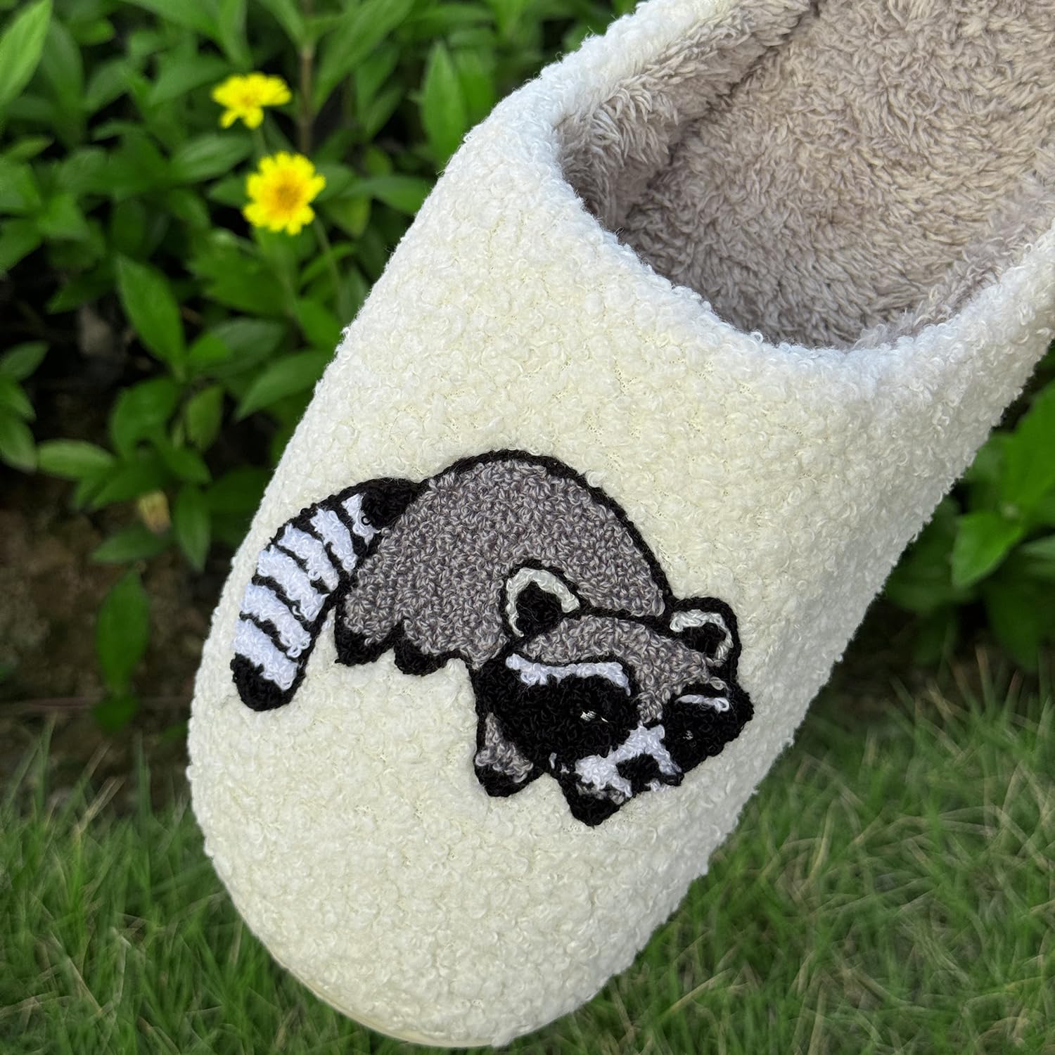 Cute Animal Slippers for Women Men Winter Fluffy Warm House Slippers Soft Plush Indoor outdoor Shoes