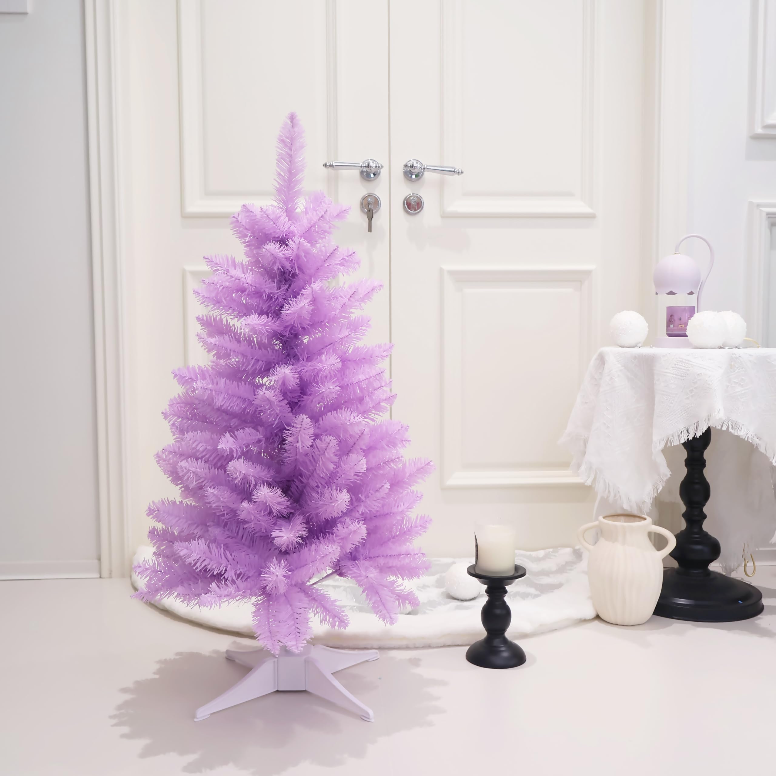 Small Christmas Tree 3FT Artificial Desktop Xmas Tree for Holiday Decor 160 Branch Tips,Green