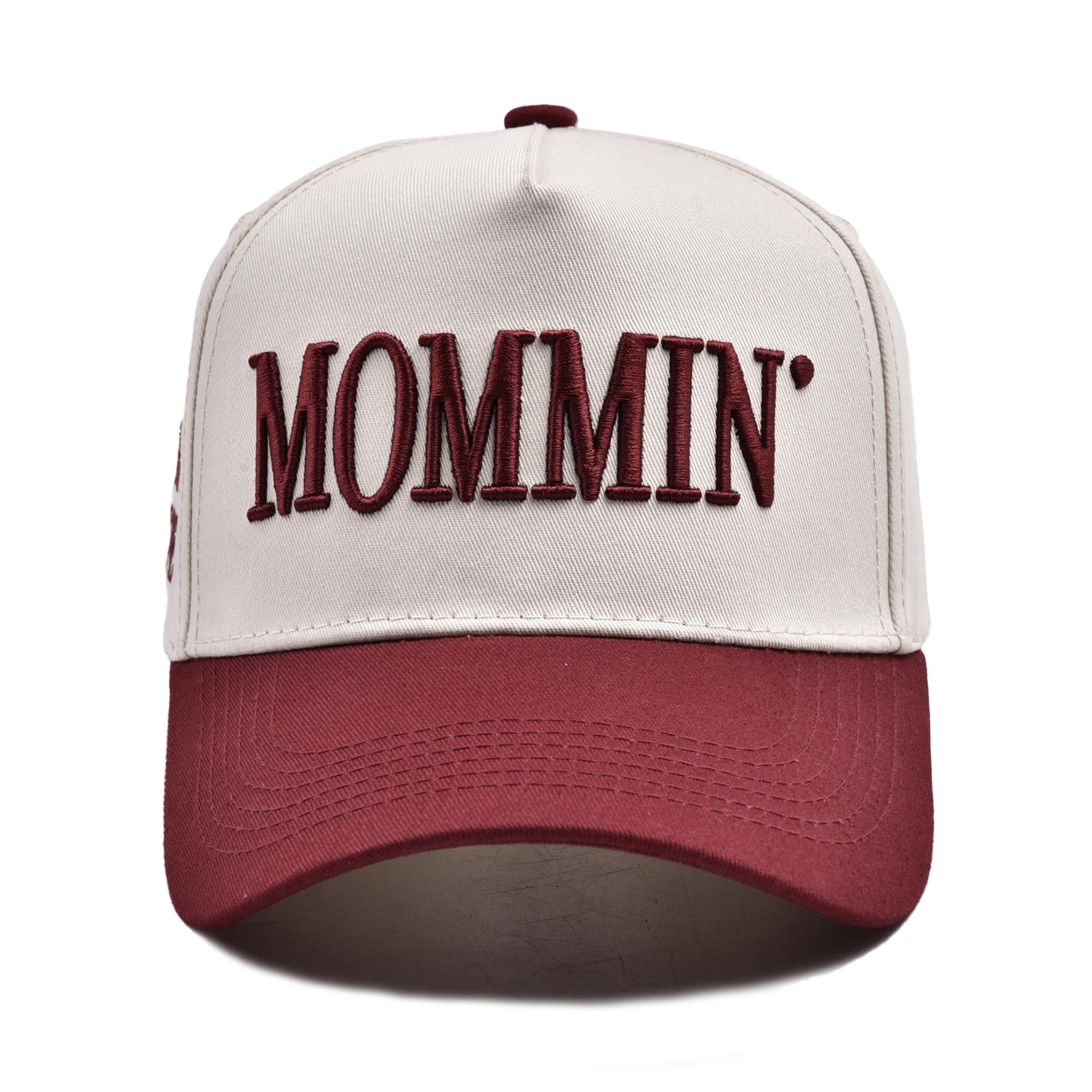 Womens Trucker Hat - With Mommin Embroidery Ponytail Fit - Mom Gifts for Birthday Christmas Valentines Day