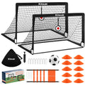 Soccer Goal, Kids Soccer Goals for Backyard Set of 2, 4 x 3ft Soccer Net Training Equipment, Pop Up Toddler Soccer Goal for Outdoor Indoor Sports Games