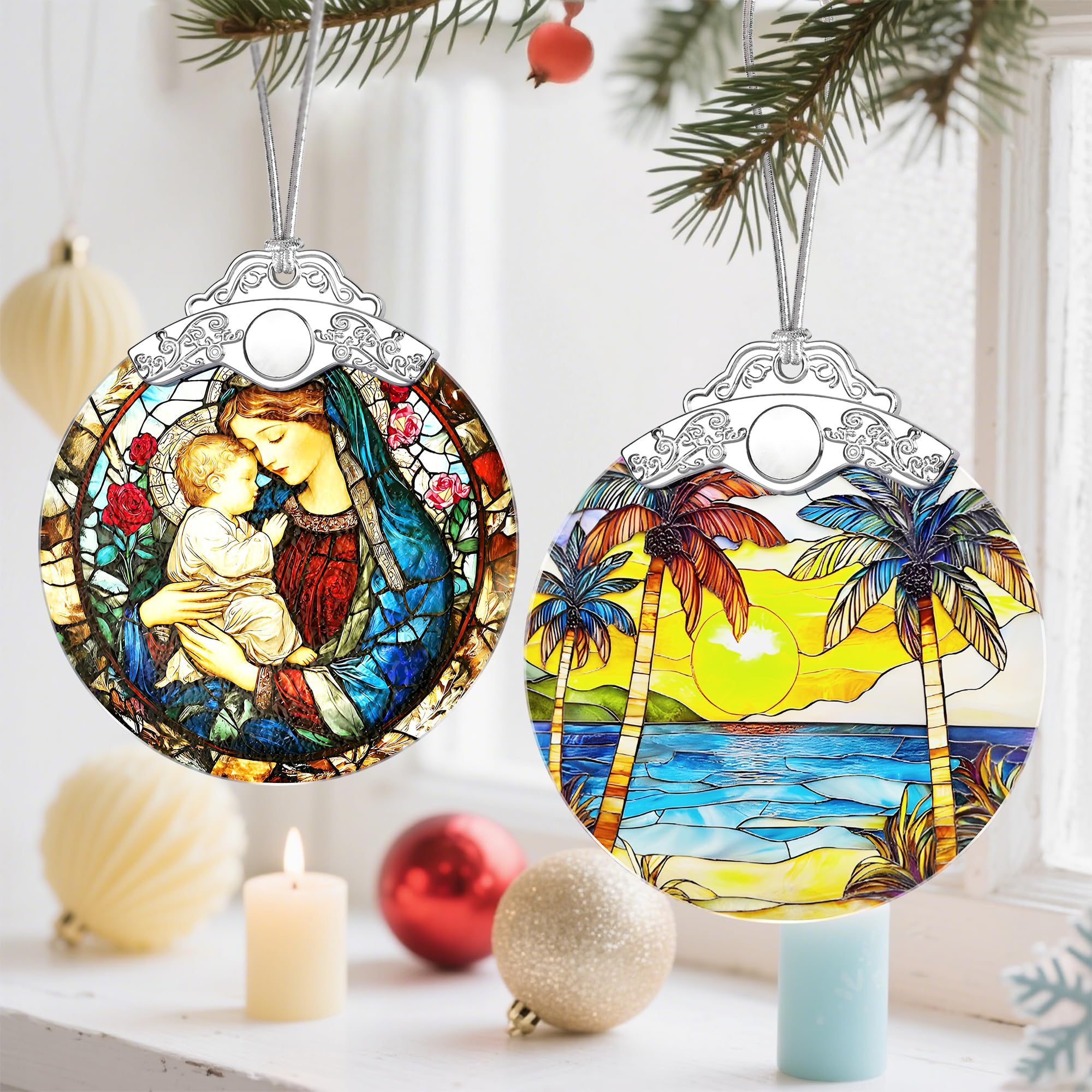 Christmas Ornaments, Christmas Tree Decorations, Keepsake Ornaments, Holiday Decor, Holiday & Xmas Gifts. Gifts for Plant Lovers & Nature Lovers - Nature Goddess-Theme