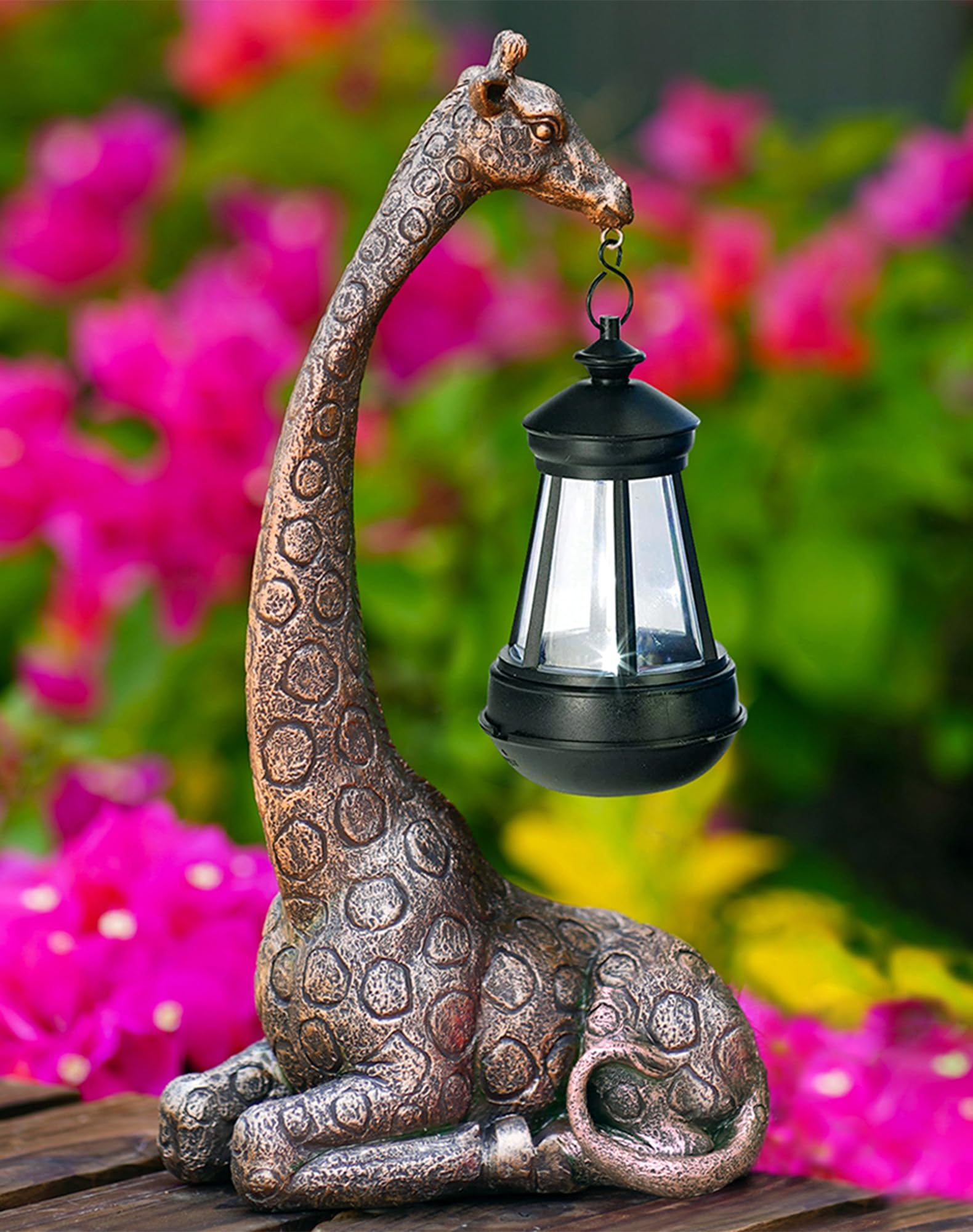 Goodeco Elephant Statue for Garden Decor with Gift Appeal - Ideal Gifts for Women, Mom or Birthdays, Beautifully Crafted Outdoor & Home Decor to Wow Your Guests (11" Elephant)