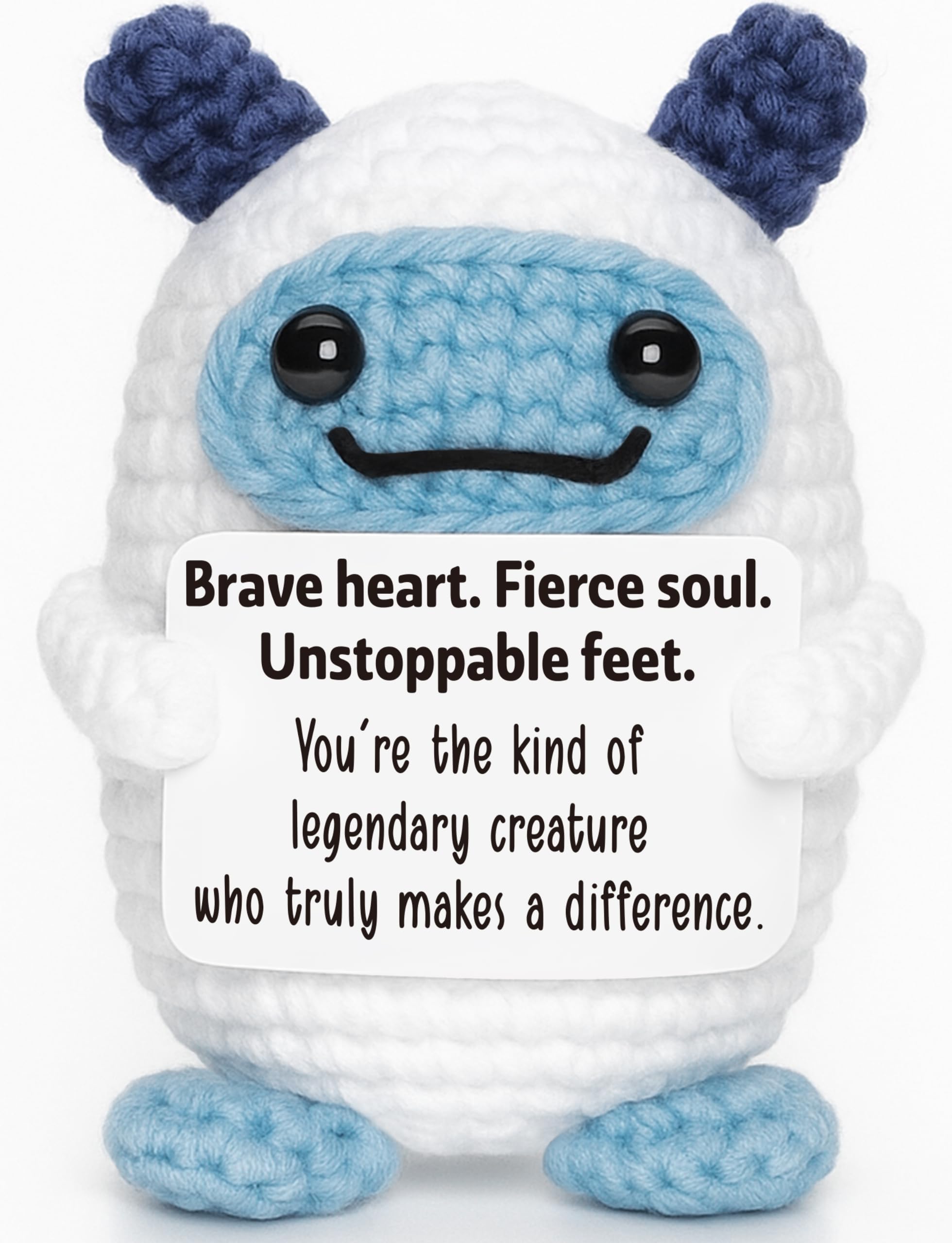 You're My Boo Crochet Ghost - Anniversary Love Birthday Gifts for Women Men Her Him Boyfriend Girlfriend, Fathers Day Card for Husband from Wife - Holiday Stuffers for Halloween Valentine Christmas