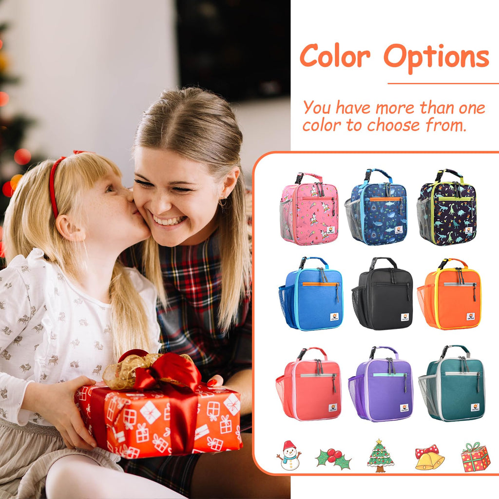CaCTOUR Lunch Box Kids,Premium Insulated Lunchbox for Girls Boys,Soft Mini Cooler Bag Back to School Thermal Reusable Lunch Bag for Work School Picnic (Blue)