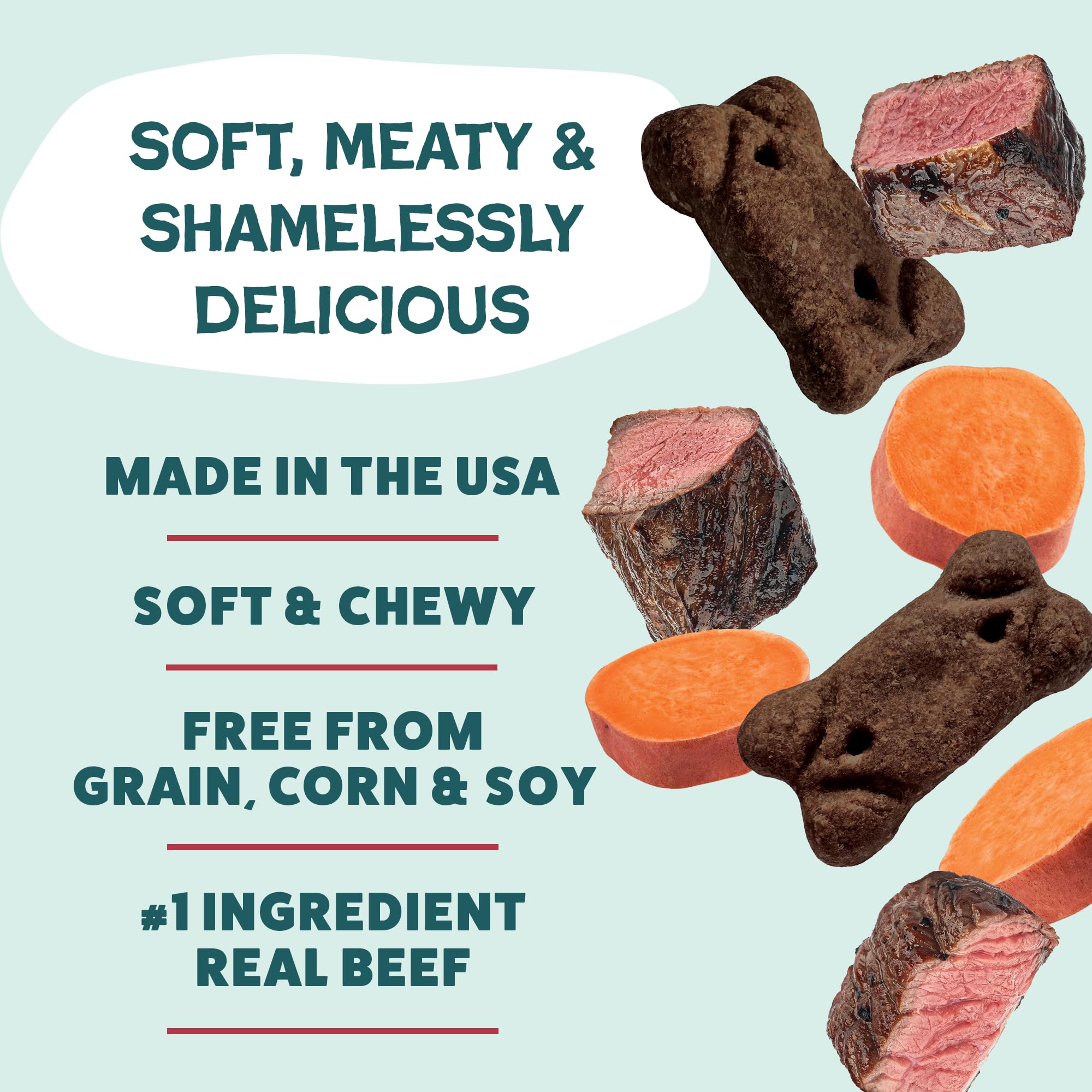 Shameless Pets Soft Dog Treats – Bacon Me Crazy Meaty Tenders, Soft & Chewy Treats for Dogs, Real Bacon 1st Ingredient, Grain Free, Healthy Treats for Small, Medium & Large Dogs, 8oz