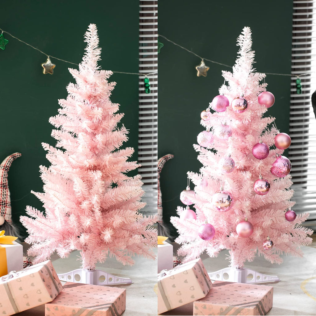 Small Christmas Tree 3FT Artificial Desktop Xmas Tree for Holiday Decor 160 Branch Tips,Green
