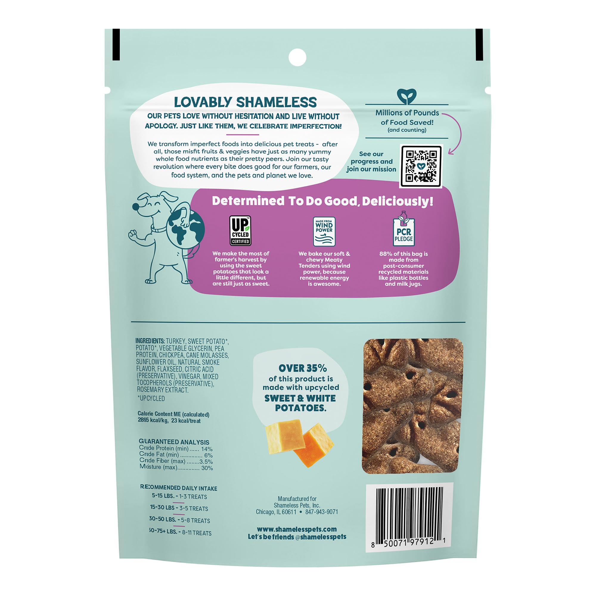 Shameless Pets Soft Dog Treats – Bacon Me Crazy Meaty Tenders, Soft & Chewy Treats for Dogs, Real Bacon 1st Ingredient, Grain Free, Healthy Treats for Small, Medium & Large Dogs, 8oz