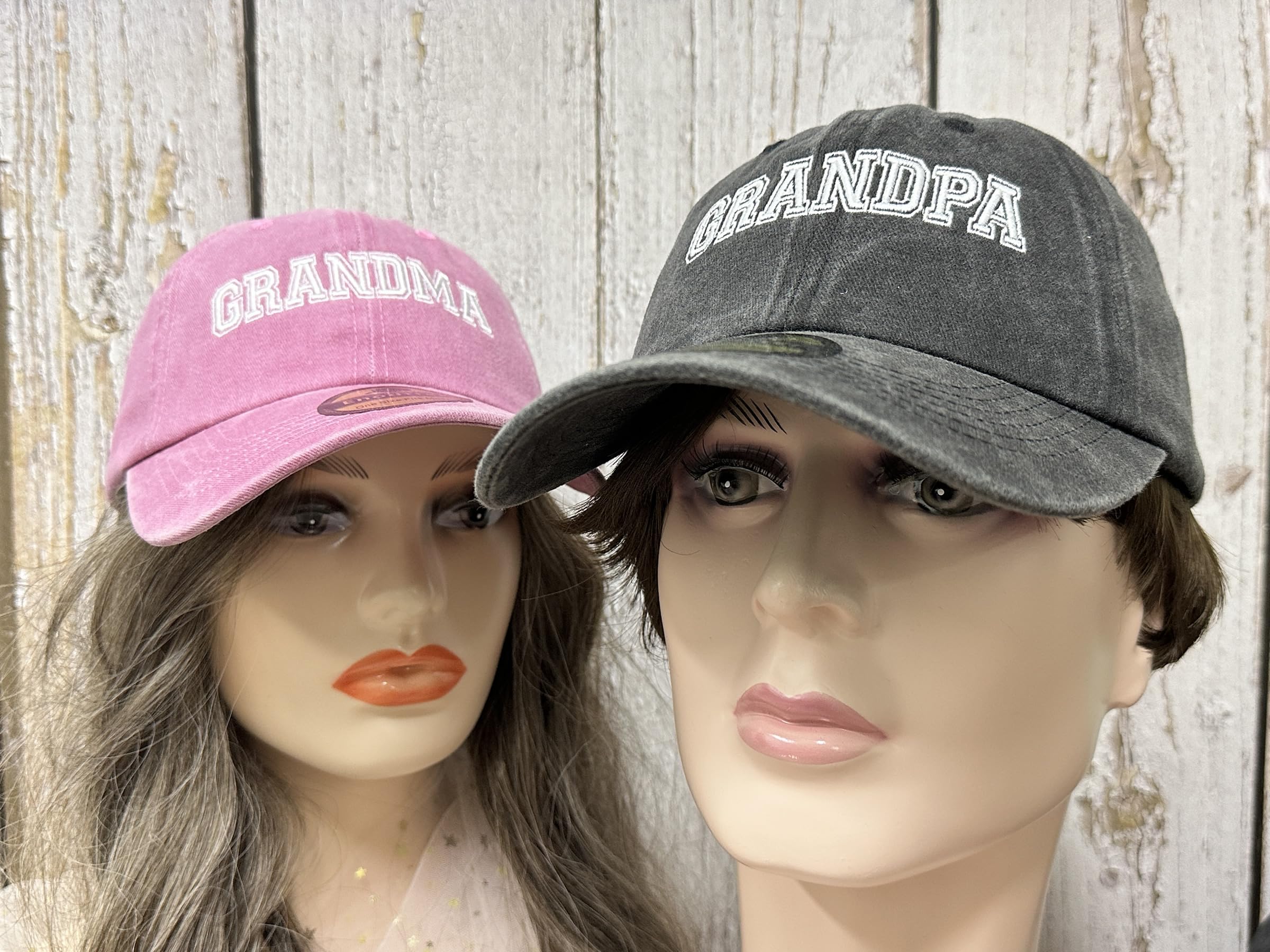 Embroidered Hats for Uncle Auntie Grandpa Grandma Mama Mini