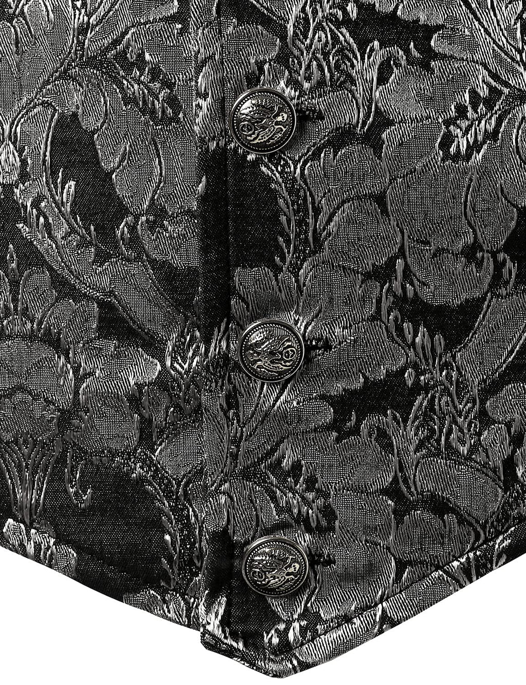 VATPAVE Mens Victorian Suit Vest Steampunk Gothic Waistcoat