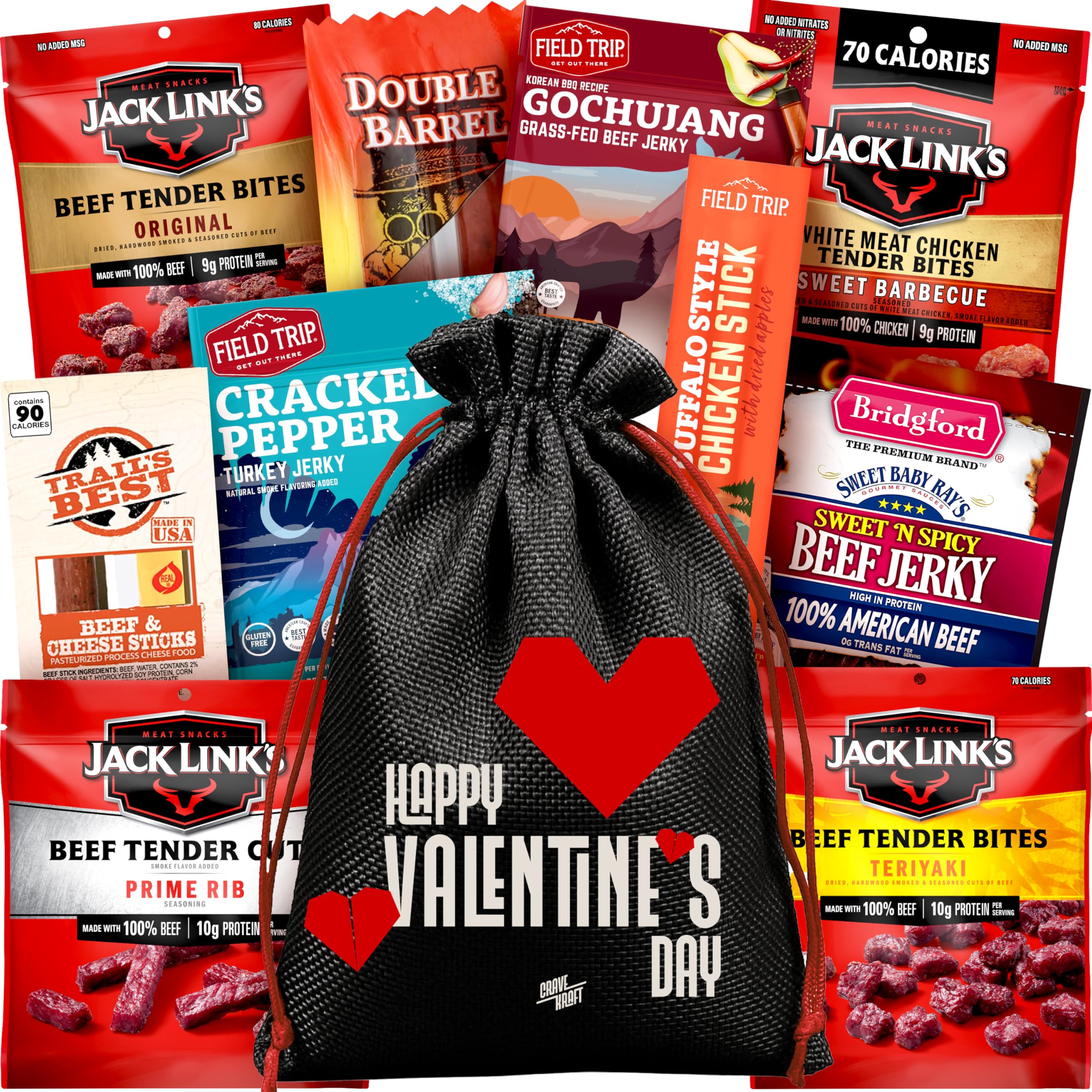 Jerky Gift Basket For Dad – Father’s Day Gift, Dad Birthday Gift from Daughter or Son, New Dad Gifts - Food Gift for Dad, Papa Gifts by CraveKraft