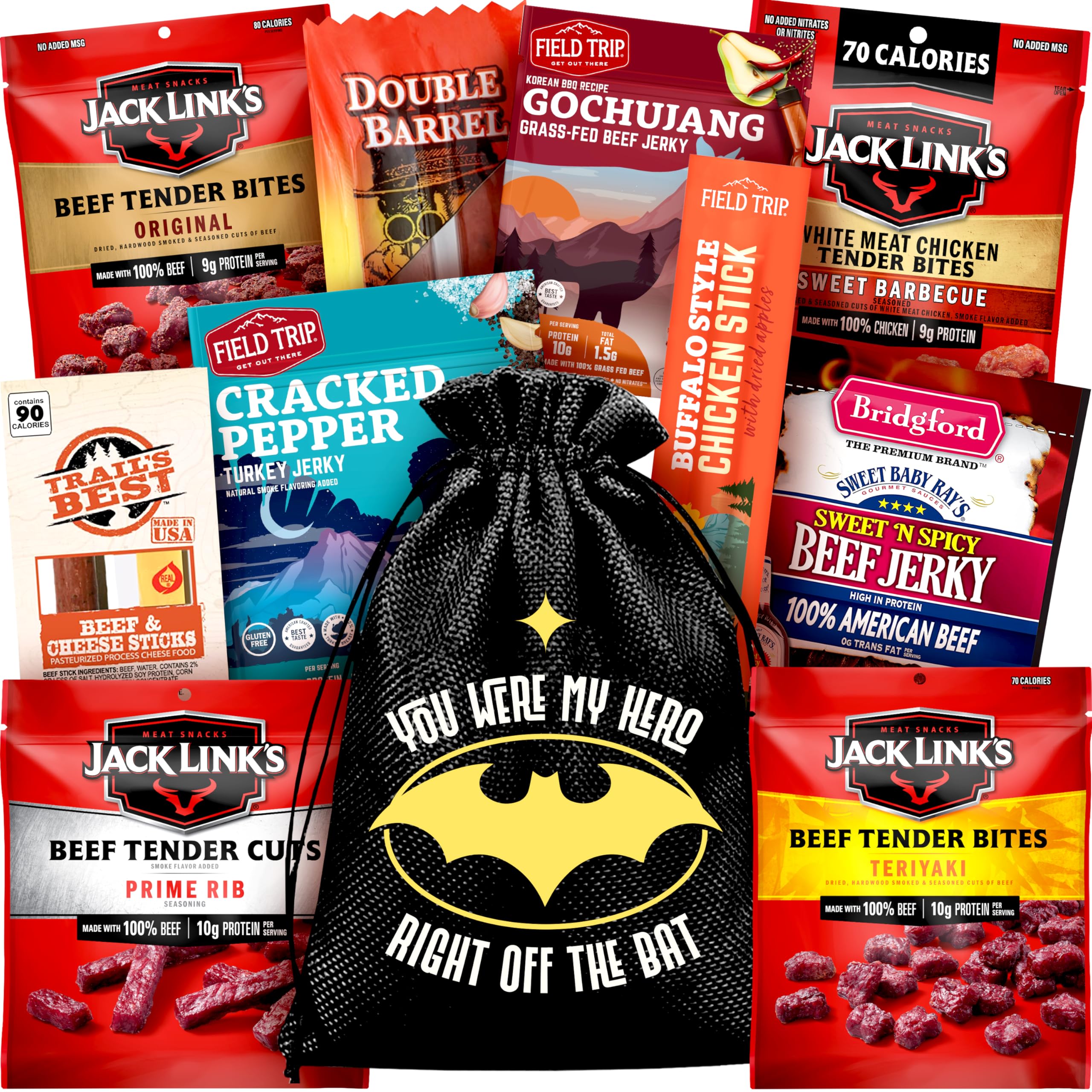 Jerky Gift Basket For Dad – Father’s Day Gift, Dad Birthday Gift from Daughter or Son, New Dad Gifts - Food Gift for Dad, Papa Gifts by CraveKraft