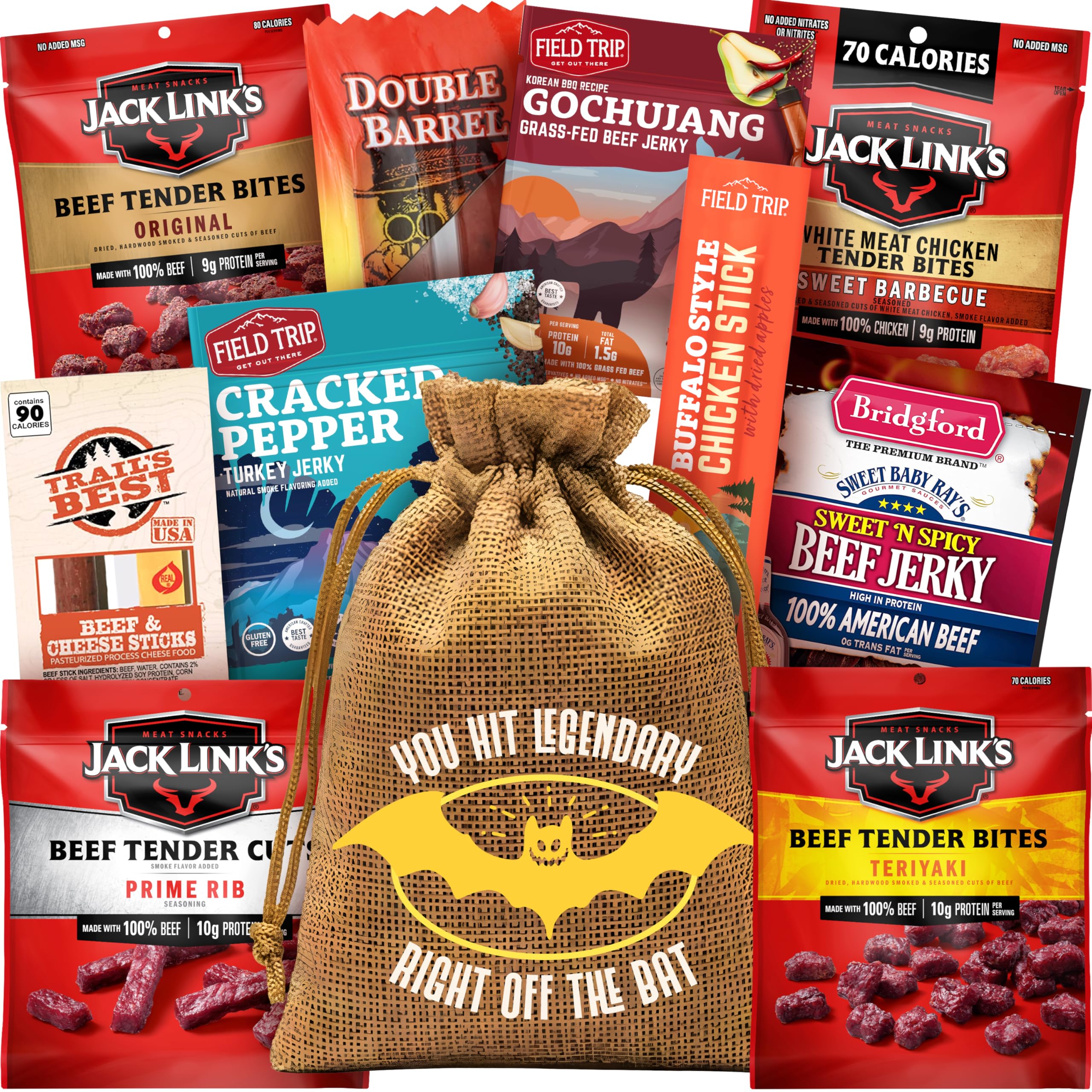 Jerky Gift Basket For Dad – Father’s Day Gift, Dad Birthday Gift from Daughter or Son, New Dad Gifts - Food Gift for Dad, Papa Gifts by CraveKraft