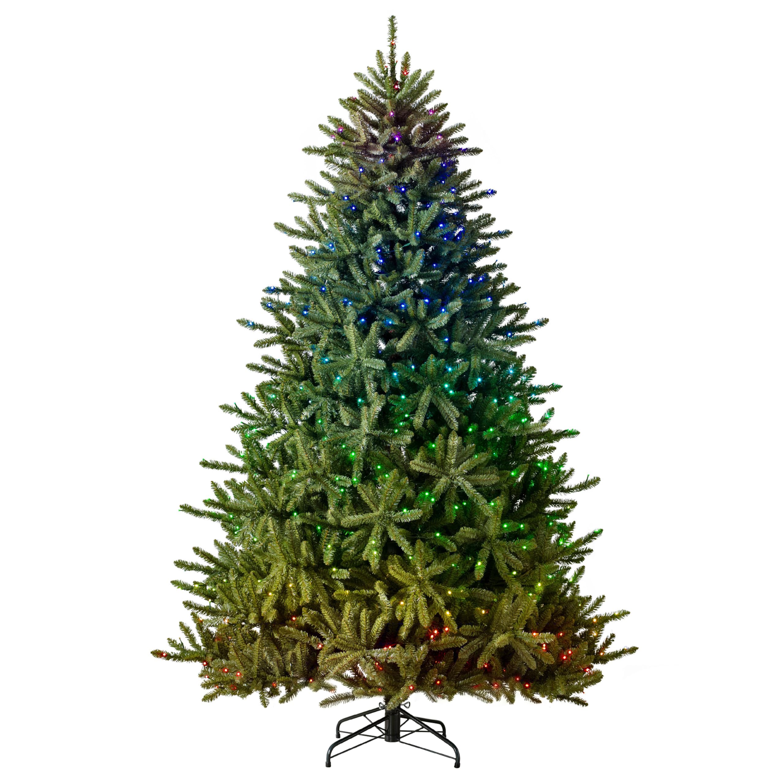 Balsam Hill 7.5ft Pre-Lit Classic Blue Spruce - Artificial Christmas Tree with 2,960+ Tips, 1,000 Clear LED Lights, Easy Plug Technology & Premium Stand for Indoor Holiday Decorating