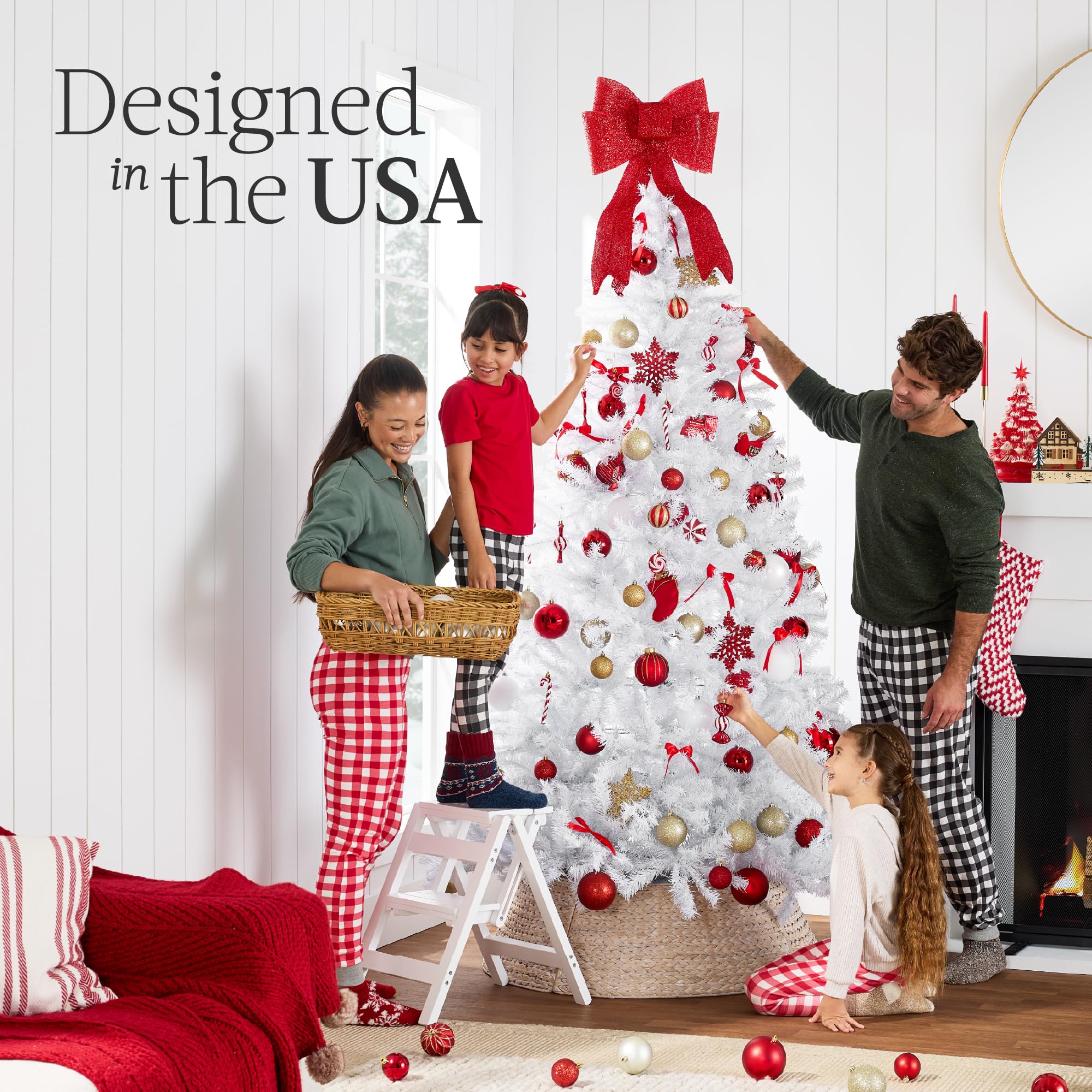 Best Choice Products Artificial Christmas Tree, 6ft Premium Unlit Hinged Design, Dense Branches Realistic Holiday Décor w/Easy Assembly, Base
