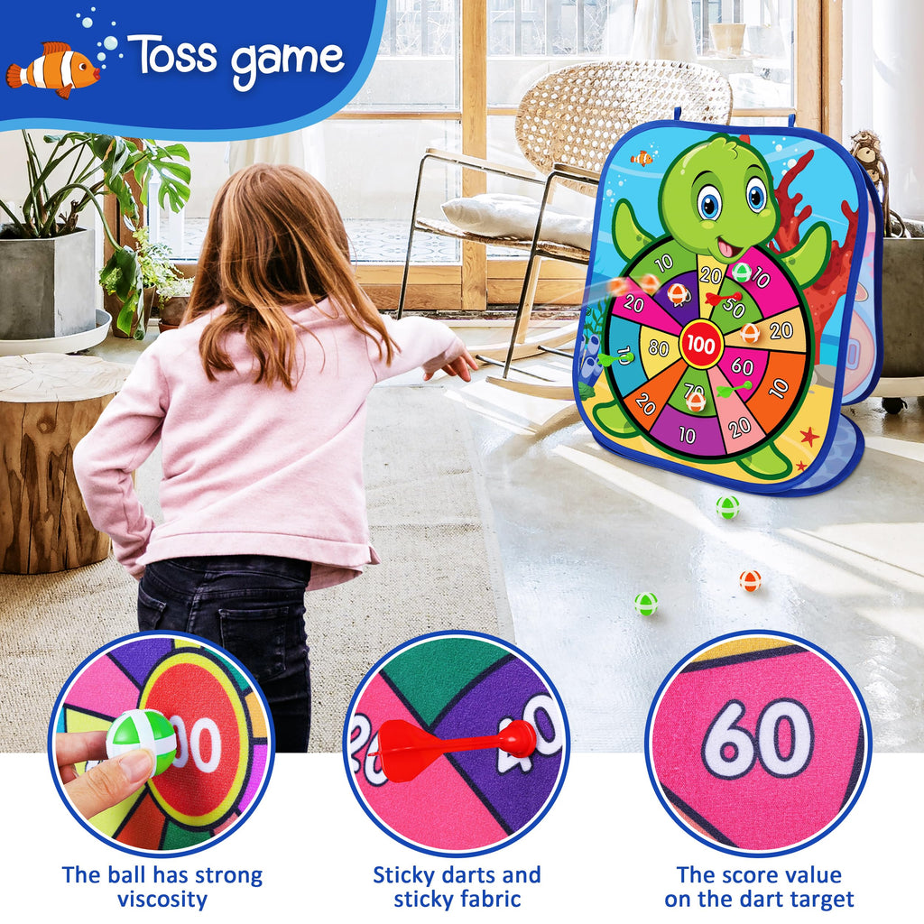 Animal Bean Bag Toss Game Toy Outdoor Toss Game, Family Party Party Supplies for Kids, Gift for Boys Birthday or Christmas for Toddlers Ages 3 4 5 6 Year Old