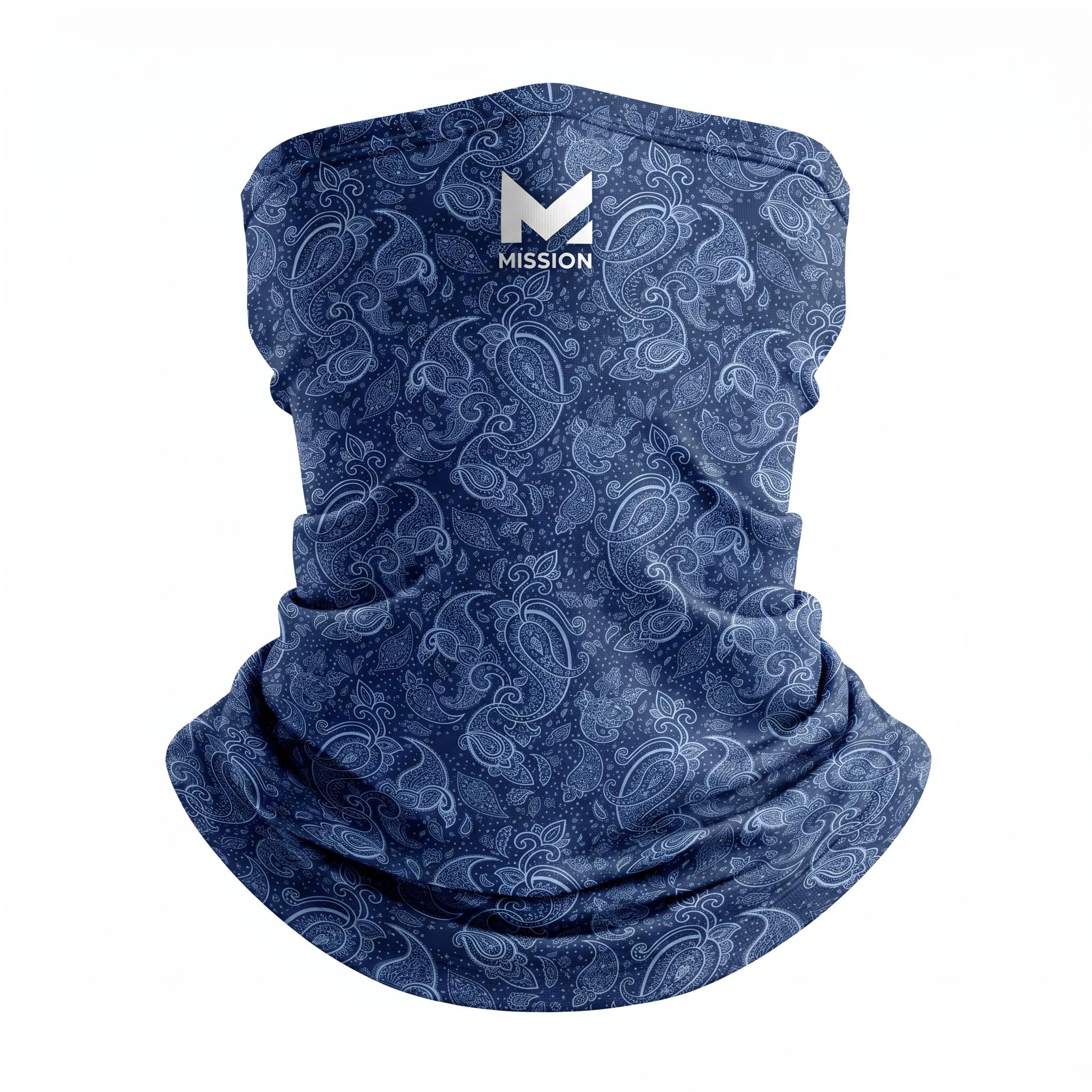 MISSION Multi-Use Neck Gaiter Face Mask for Ski & Outdoors, UPF 50, Breathable Lightweight Fabric