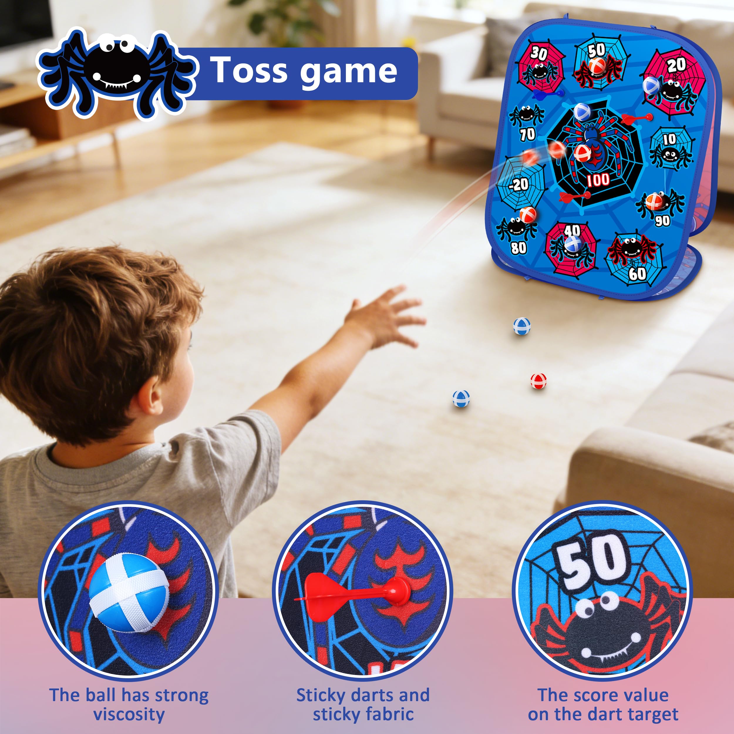 Animal Bean Bag Toss Game Toy Outdoor Toss Game, Family Party Party Supplies for Kids, Gift for Boys Birthday or Christmas for Toddlers Ages 3 4 5 6 Year Old