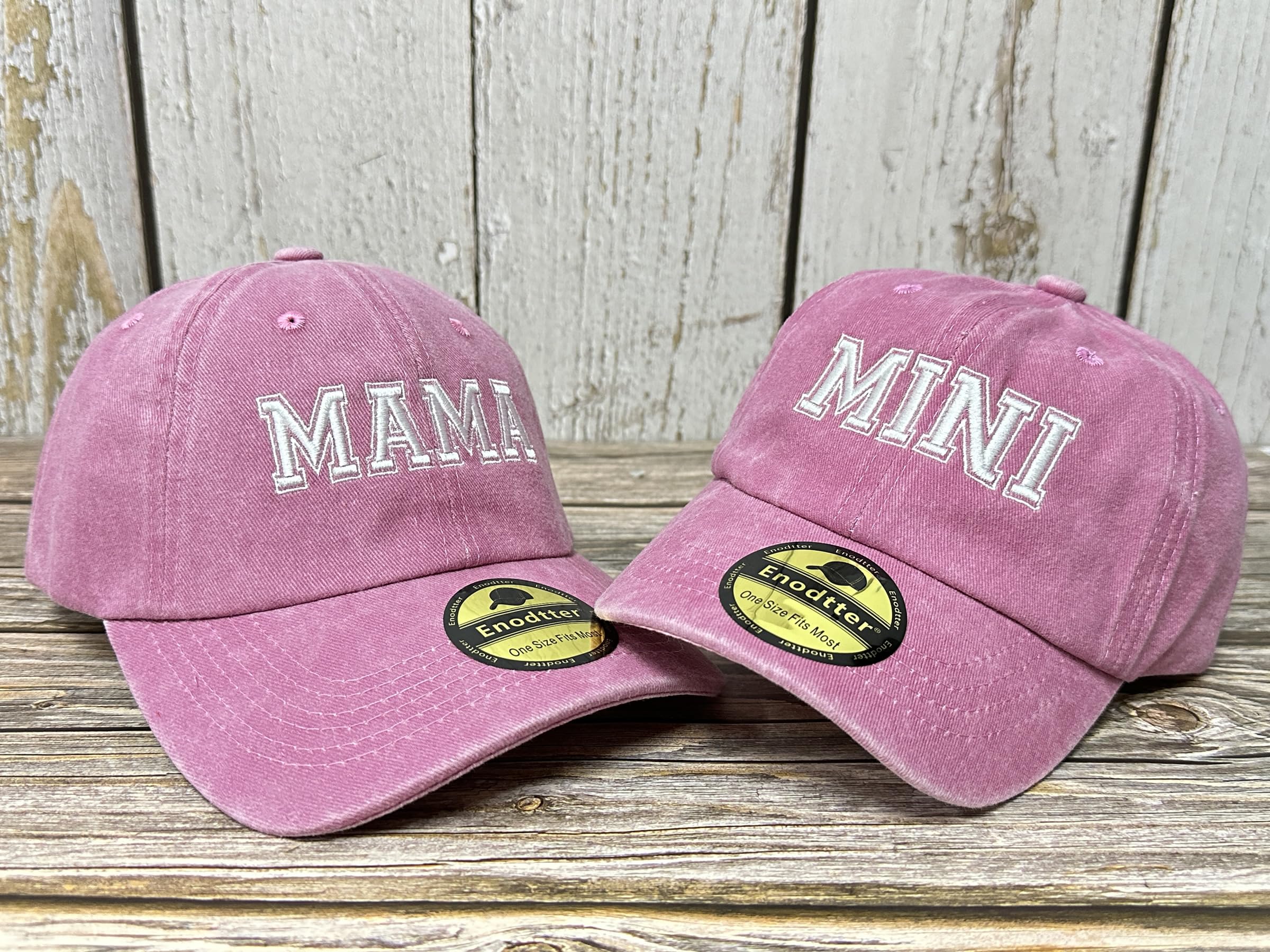 Embroidered Hats for Uncle Auntie Grandpa Grandma Mama Mini