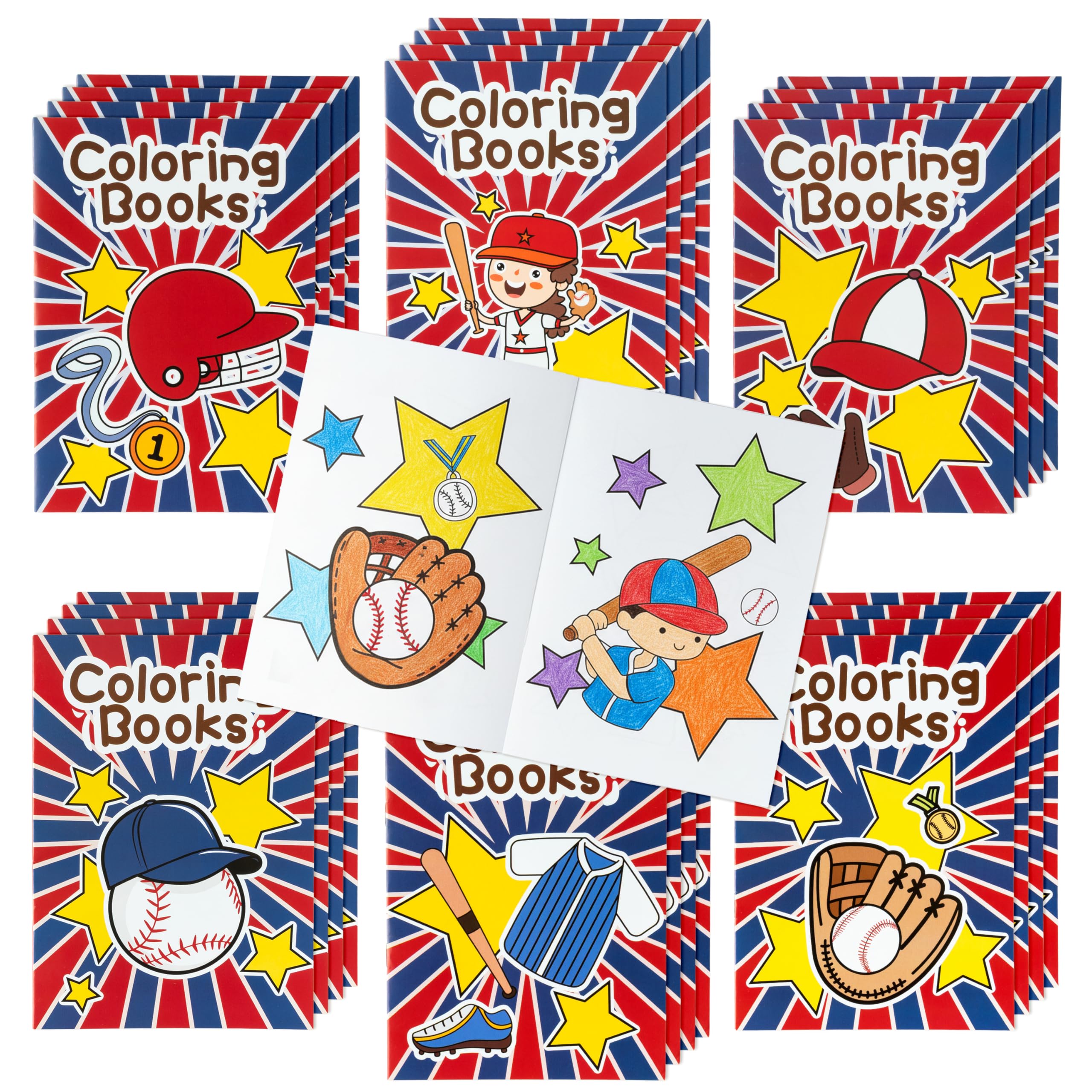JAPBOR Fall Scarecrow Coloring Books - 24PCS Mini Autumn Scarecrows Color Book Bulk for Kids Party Favors, Thanksgiving Rustic Small Colouring Pages for Birthday Gifts Class Drawing Painting Game