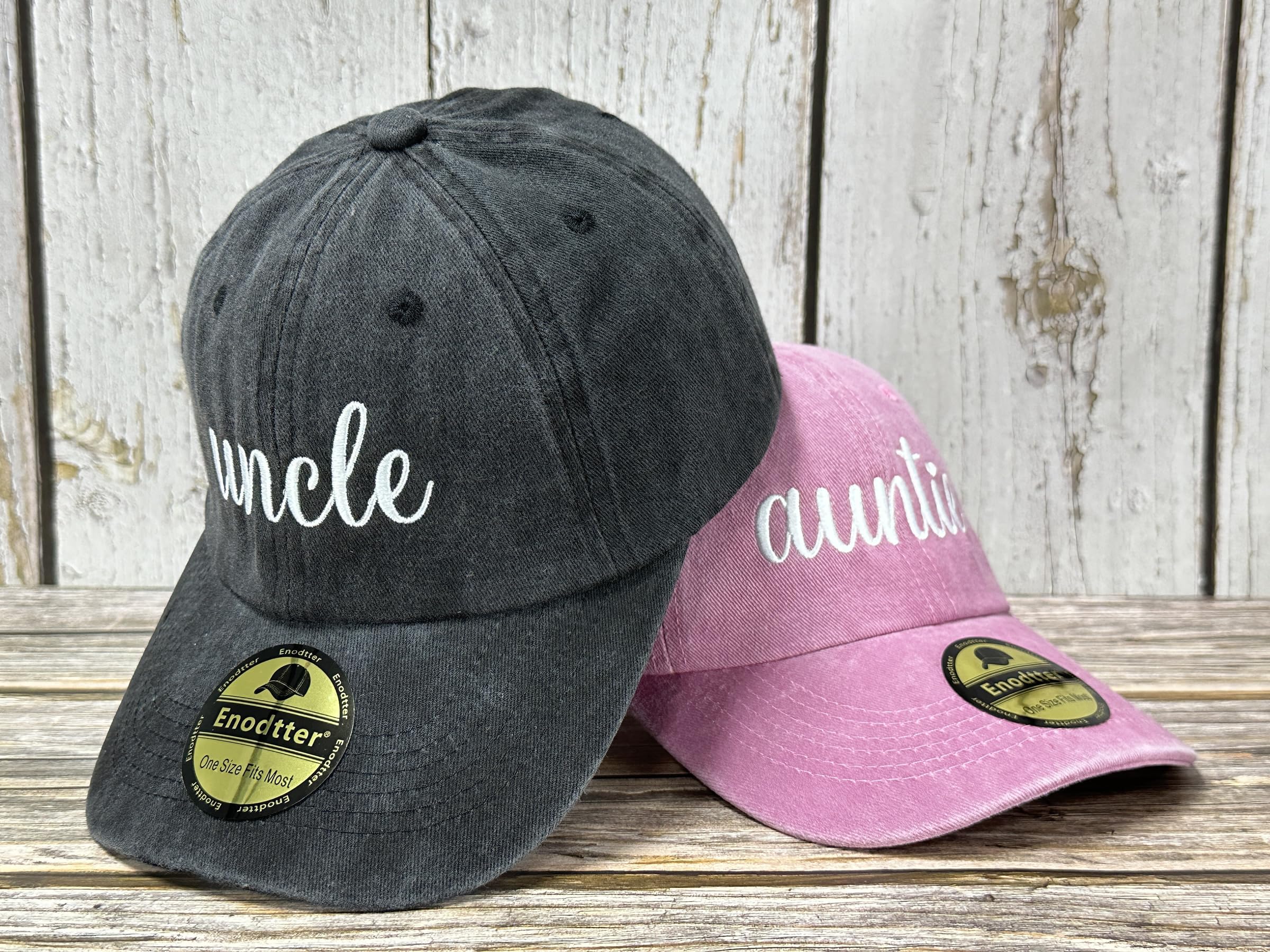 Embroidered Hats for Uncle Auntie Grandpa Grandma Mama Mini