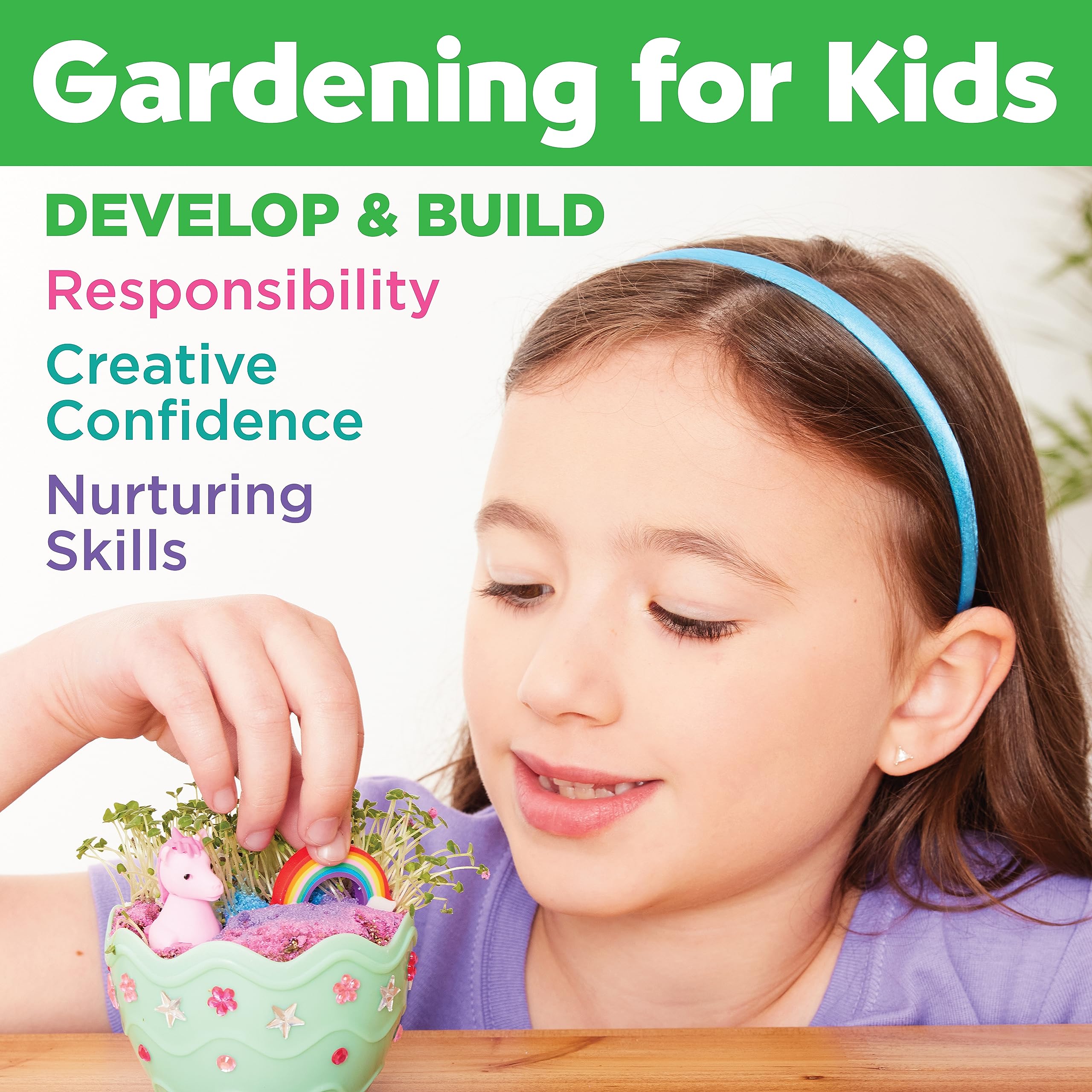 Creativity for Kids Mini Garden: Mermaid Terrarium Kit - Mermaid Gifts for Girls, Crafts and Toys, Stocking Stuffers for Kids (Ages 6+)
